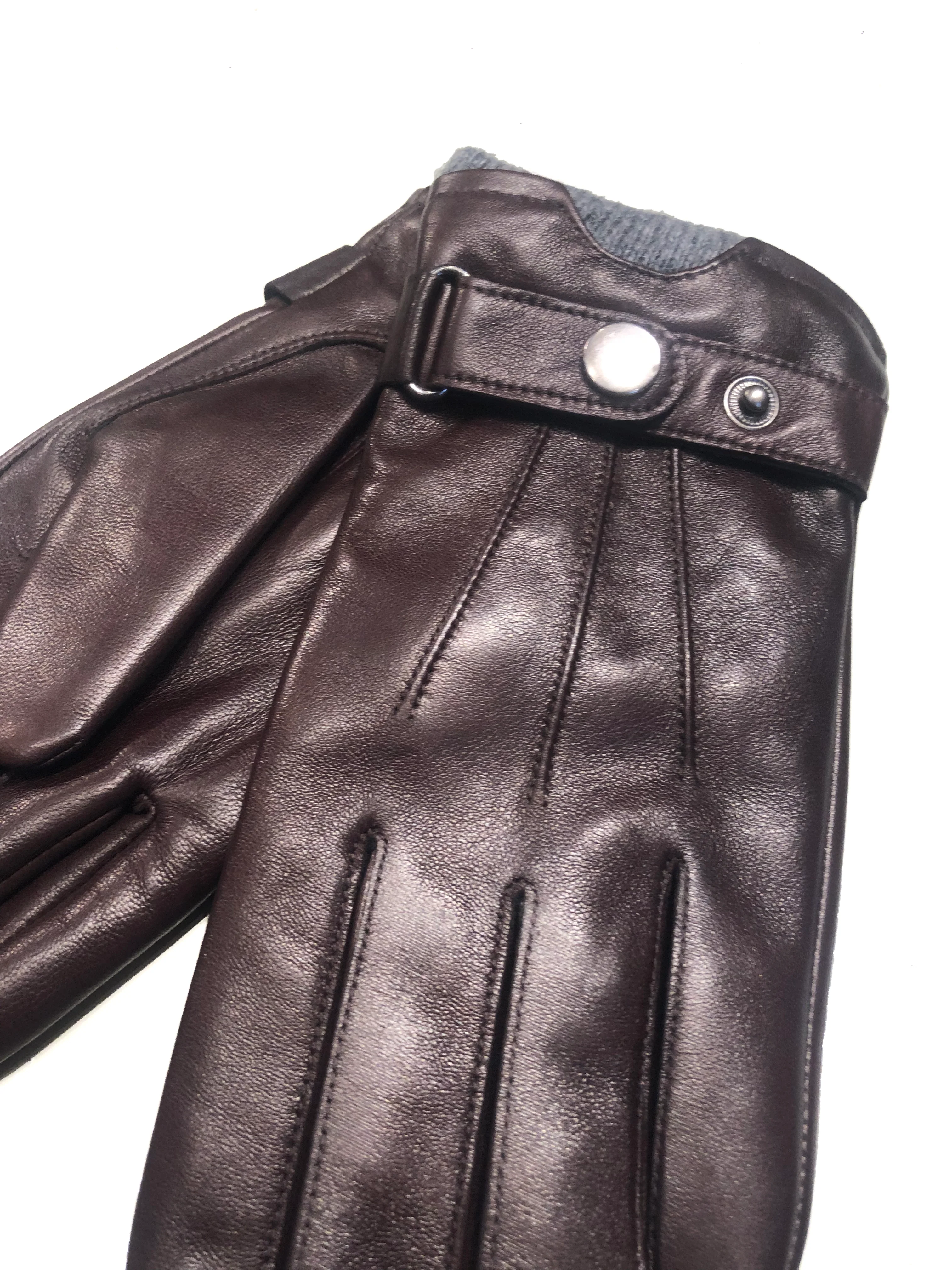 219 Hanske - Lammeskind - Accesories - Brun - Image 3