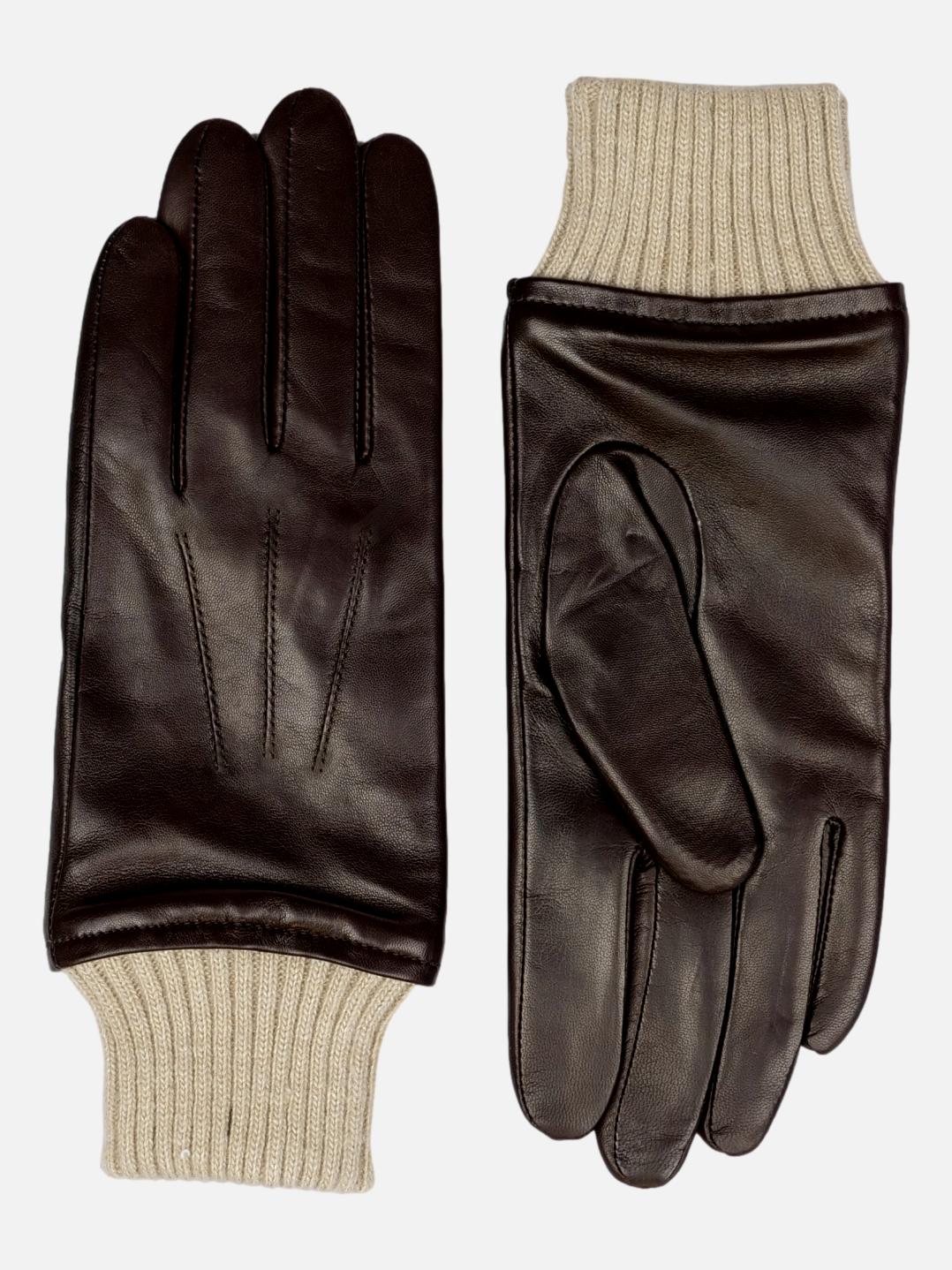 3010 Handske - Lammeskind - Accesories - Brun