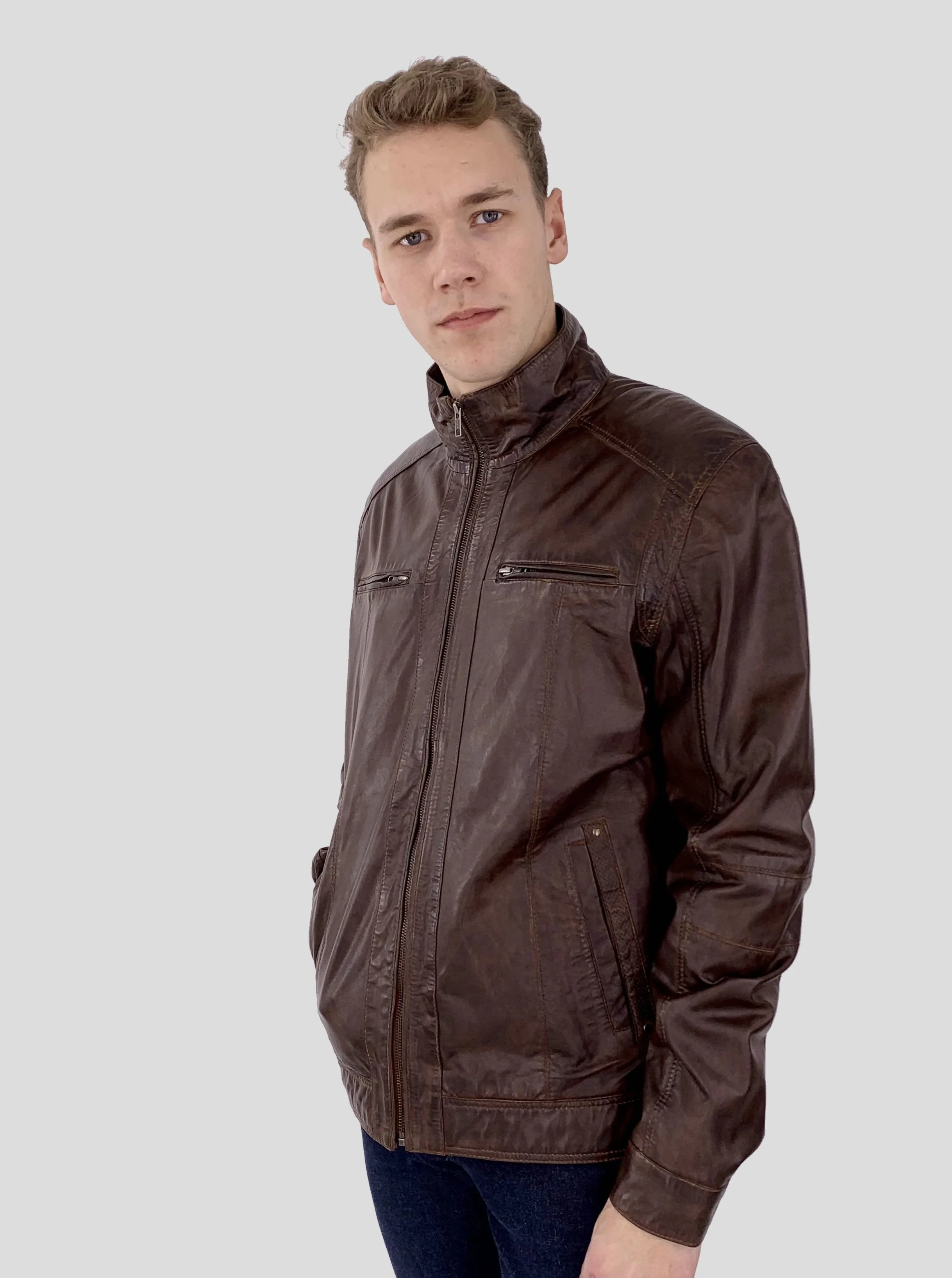 51540 - Lamb Malli læder - mand - kobberbrun