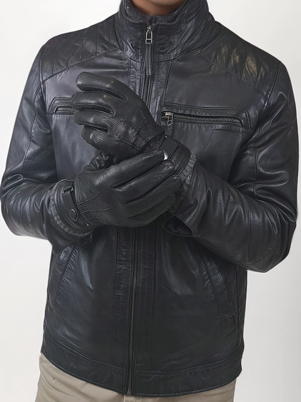 5201 Handske - gedlæder - Tilbehør - sort - Image 3
