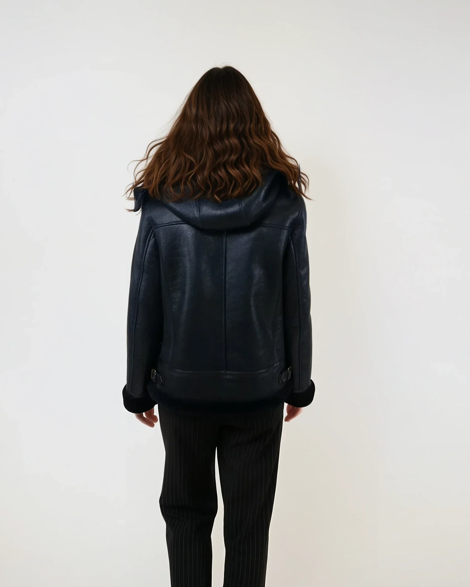 Adine, 60 cm. - Hætte - Cool Lam - Damer - Navy - Image 7