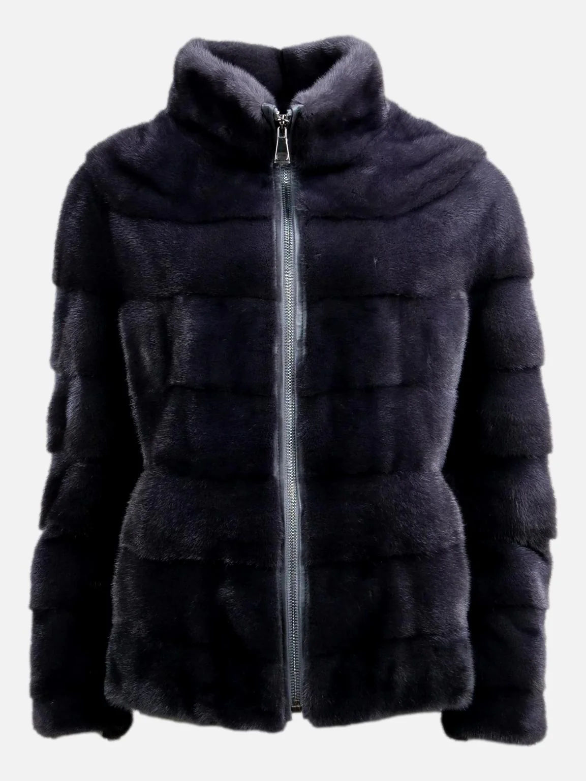 Agnes, 61 cm. - Mink - Kvinde - Grå