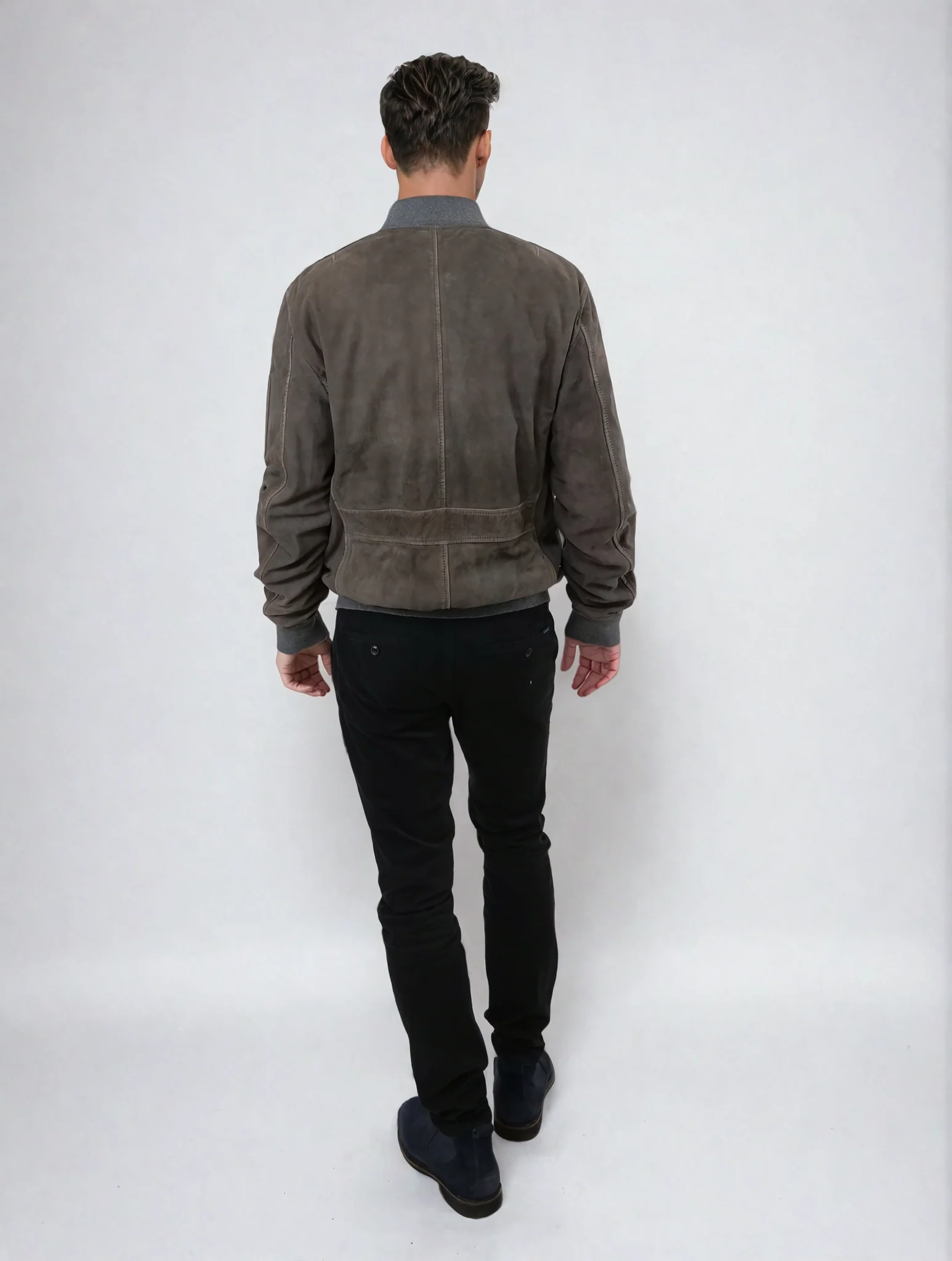 Allan, 68 cm. - ged ruskind - mand - grå - Image 8