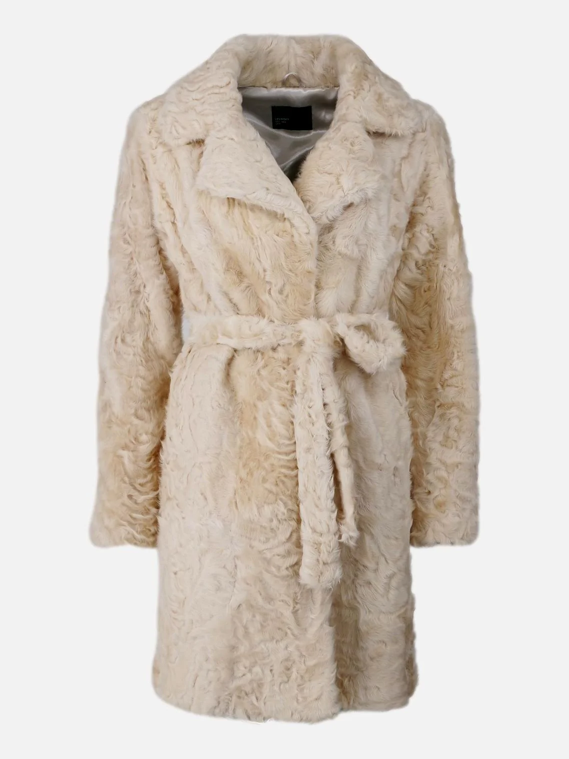Aloma, 90 cm. - Silke Lamb - Kvinder - Pearl Beige - Image 2