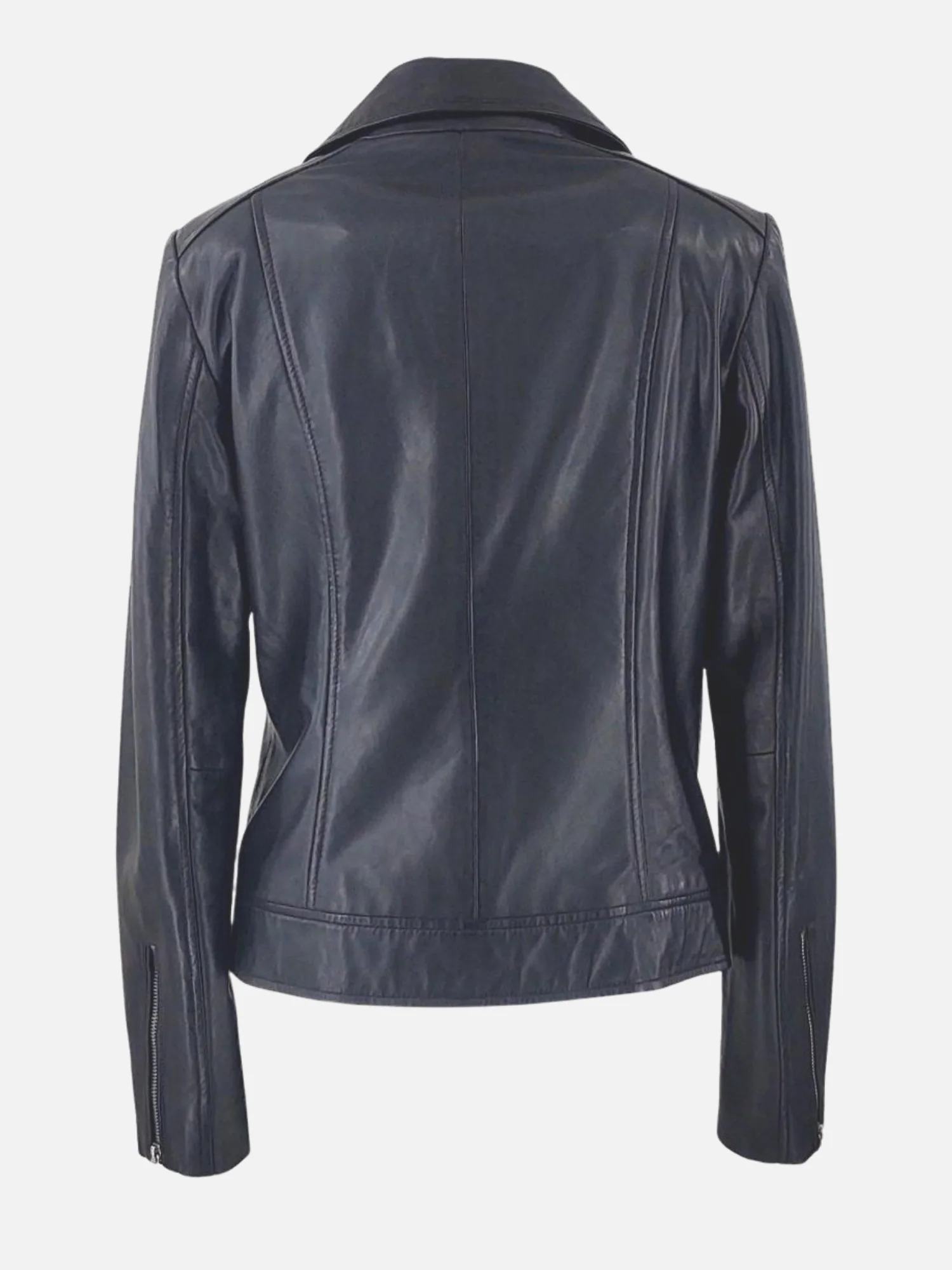 Bella - Lamb Leatherjacket - Kvinder - Sort - Image 9