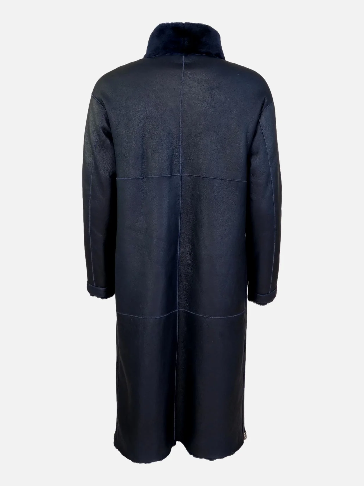 Carol 105 cm. Rulamsfrakke Dame Mørke blå - Image 6