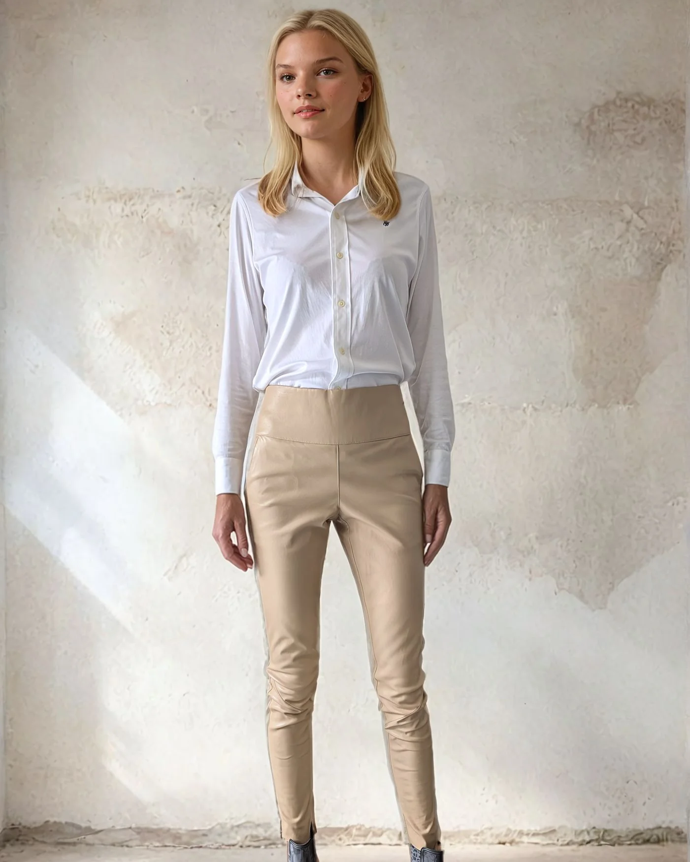 Chiara bukser - Lamb nappa læder - kvinder - - Image 10