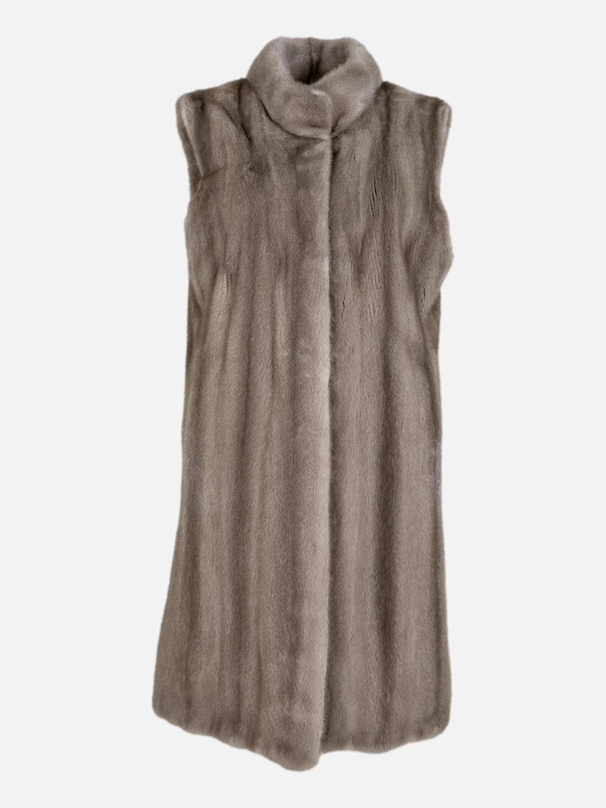 Denise West, 92 cm. - krave - mink - kvinder - sølvblå - Image 4