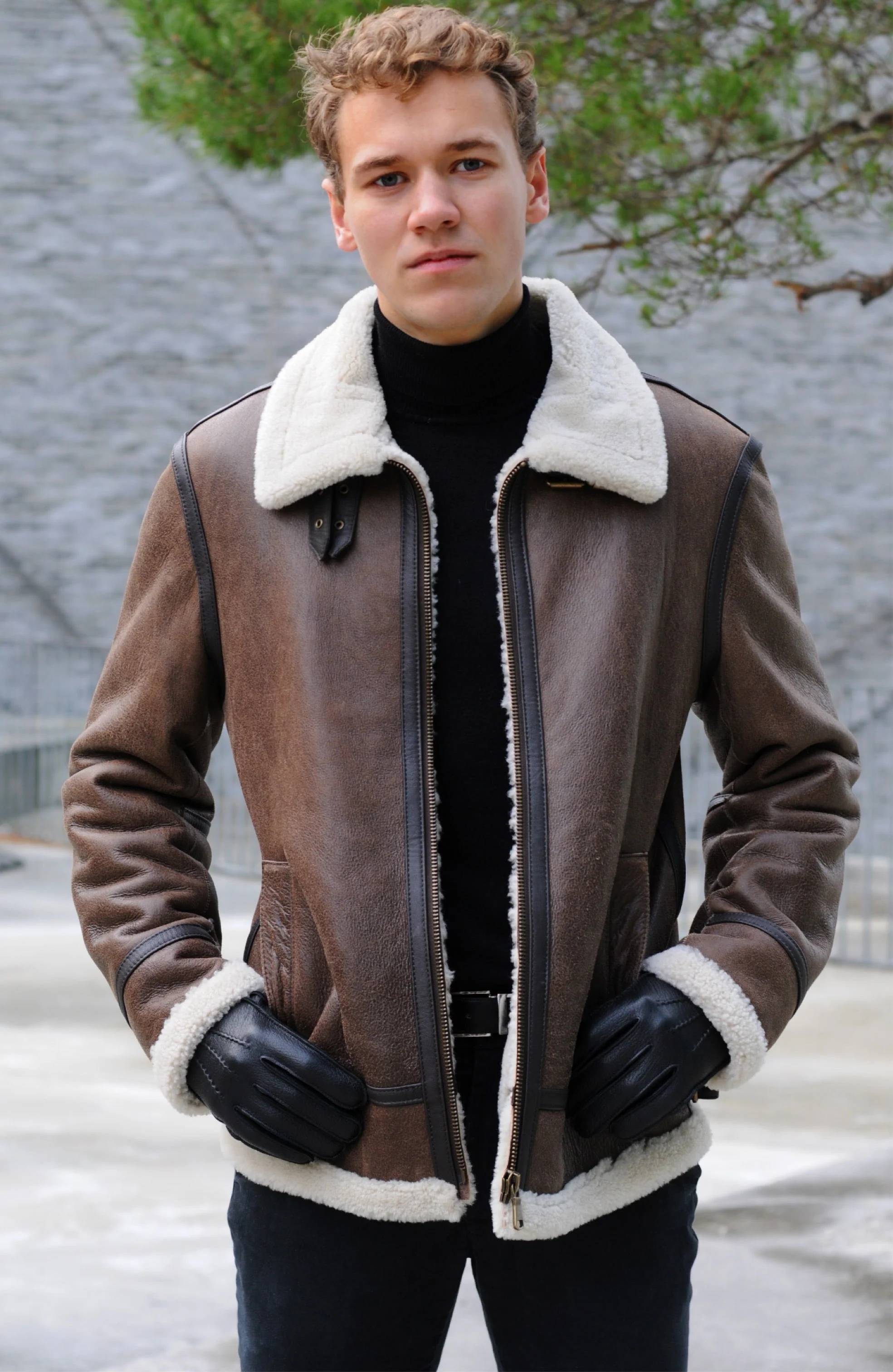 Edward, 69 cm. - Krave - Rulams Jakke - Herre - Brun - Image 5