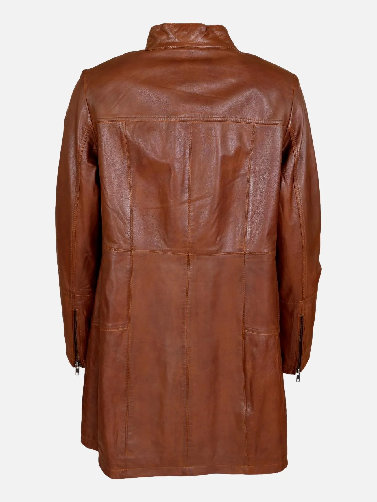Evana - Lamb Malli Leather - Kvinder - Dark Cognac - Image 2