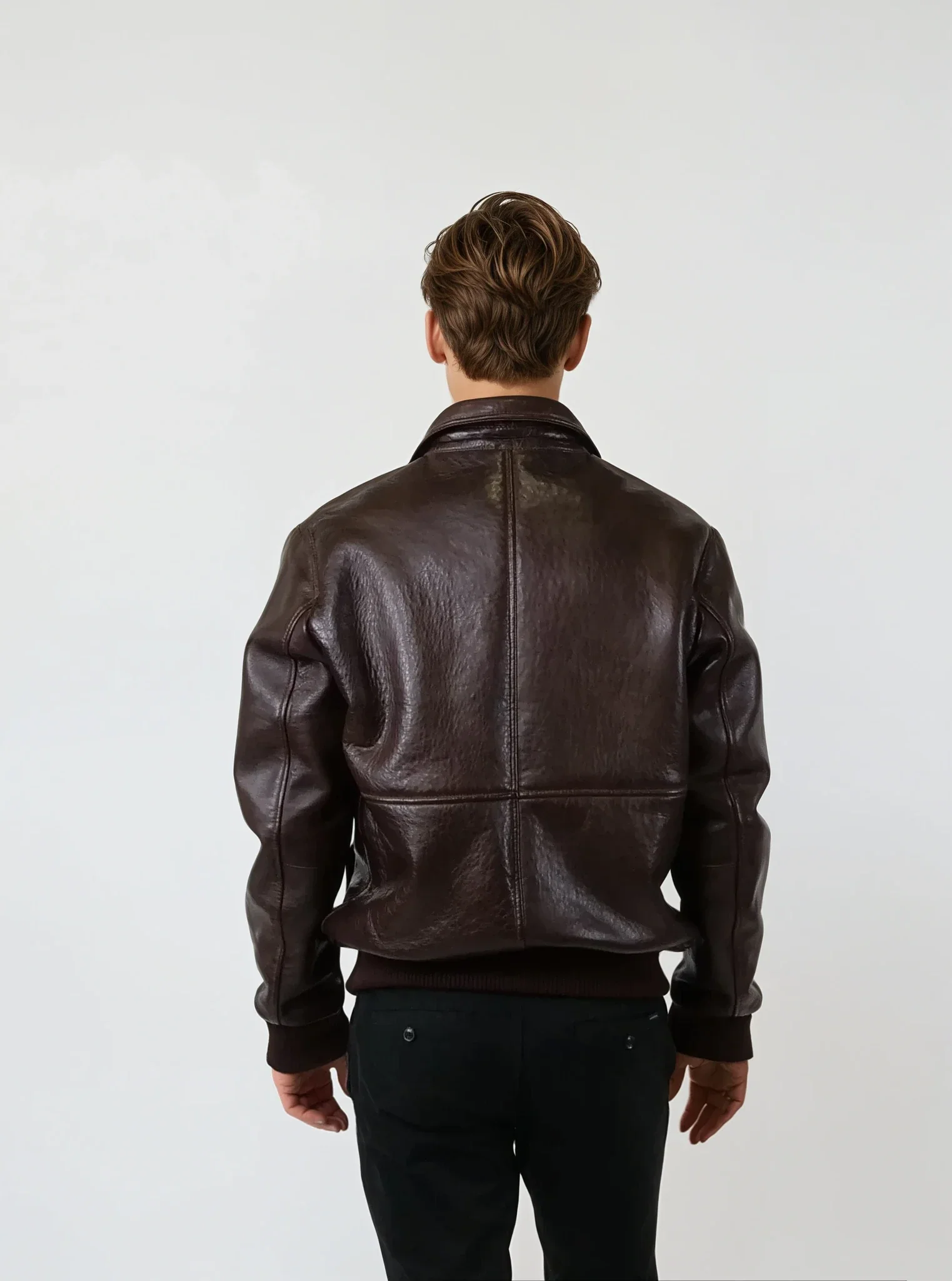 Fallon, 68 cm. - Lammeskind Jakke - Mand - Brun - Image 7