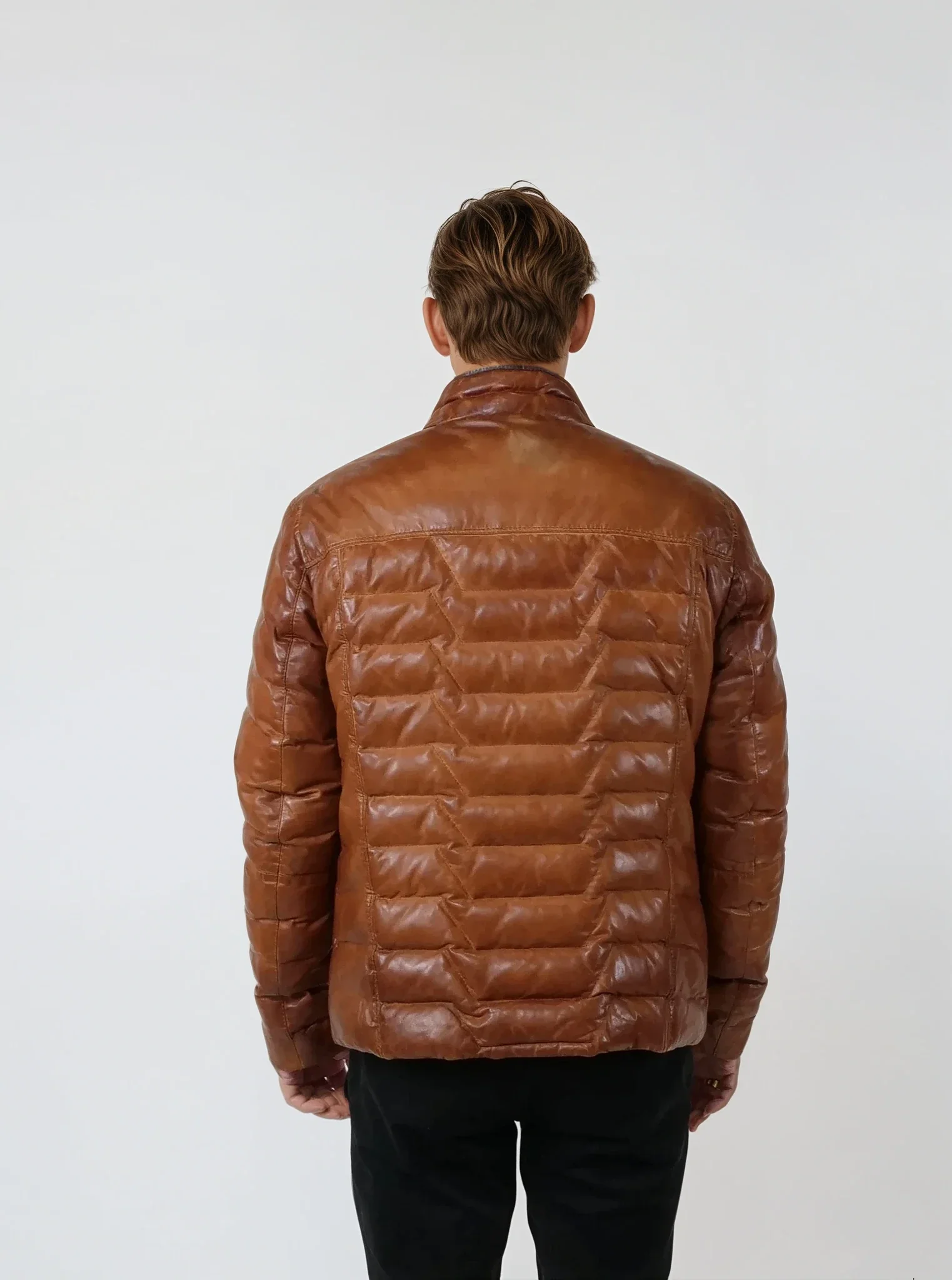 Freddy 65 cm. - Skindjakke - Herre - Cognac - Image 6