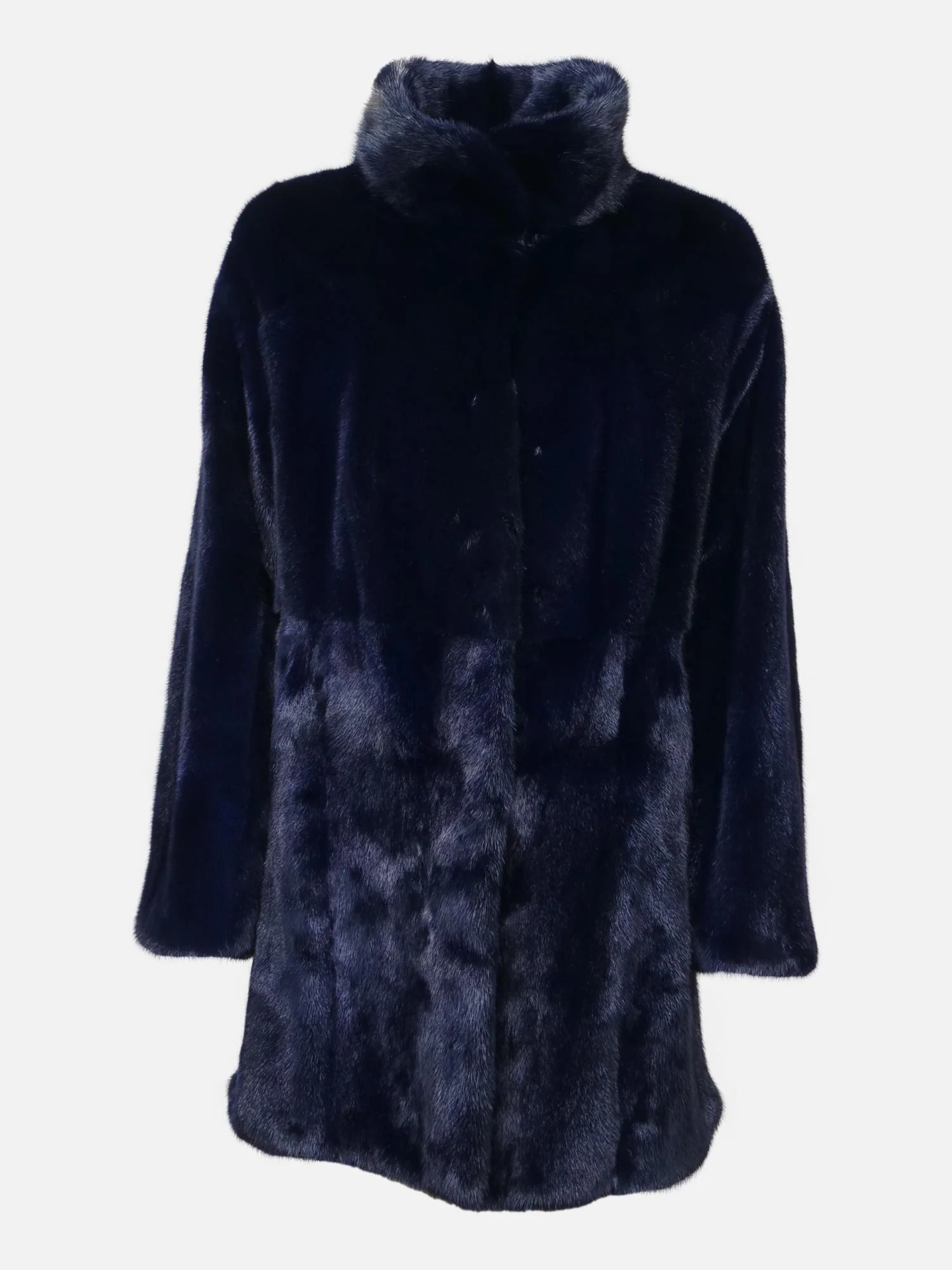 Ganaia, 85 cm. - Mink - Navy Blue - Image 2