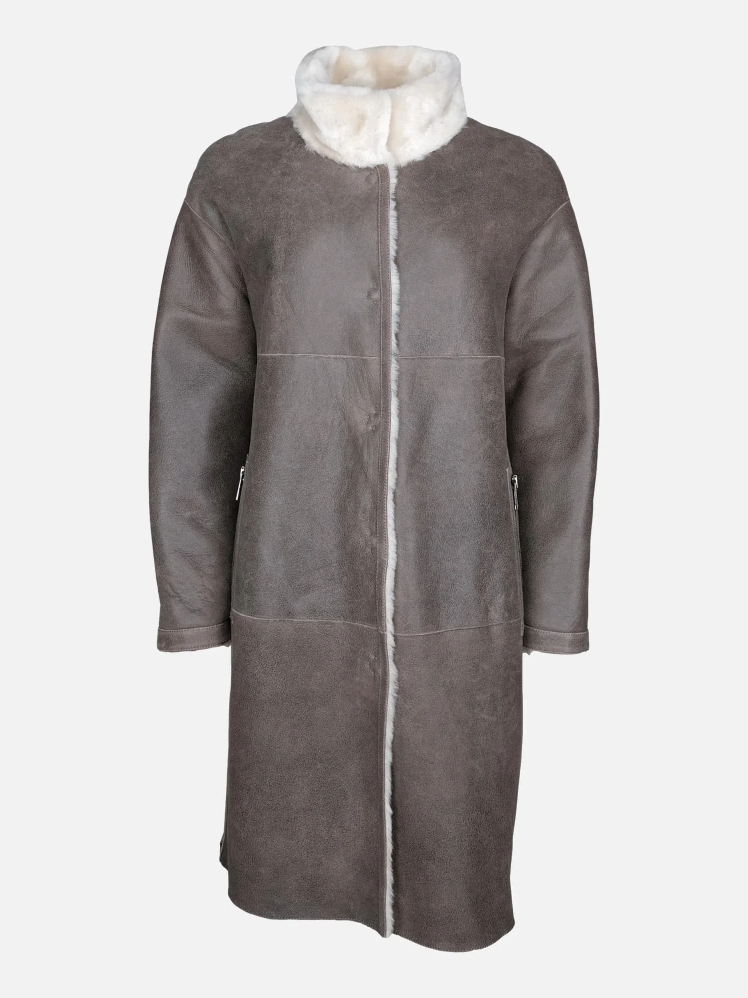 Giorgiana,95 cm. - Krave - Rulams Jakke - Kvinde - Brun - Image 7