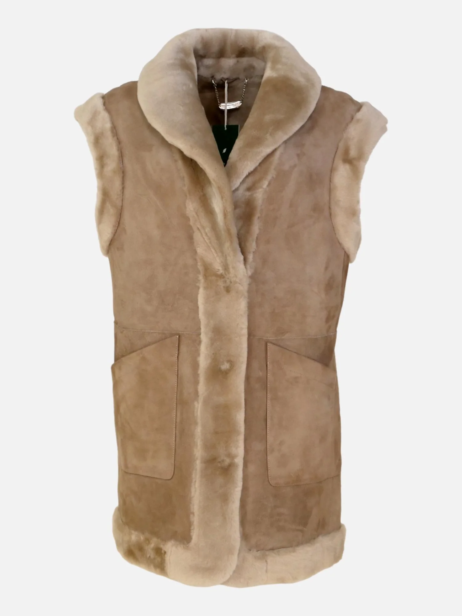 Guti 82 cm. - Rulam vest - Dame - Dark oak