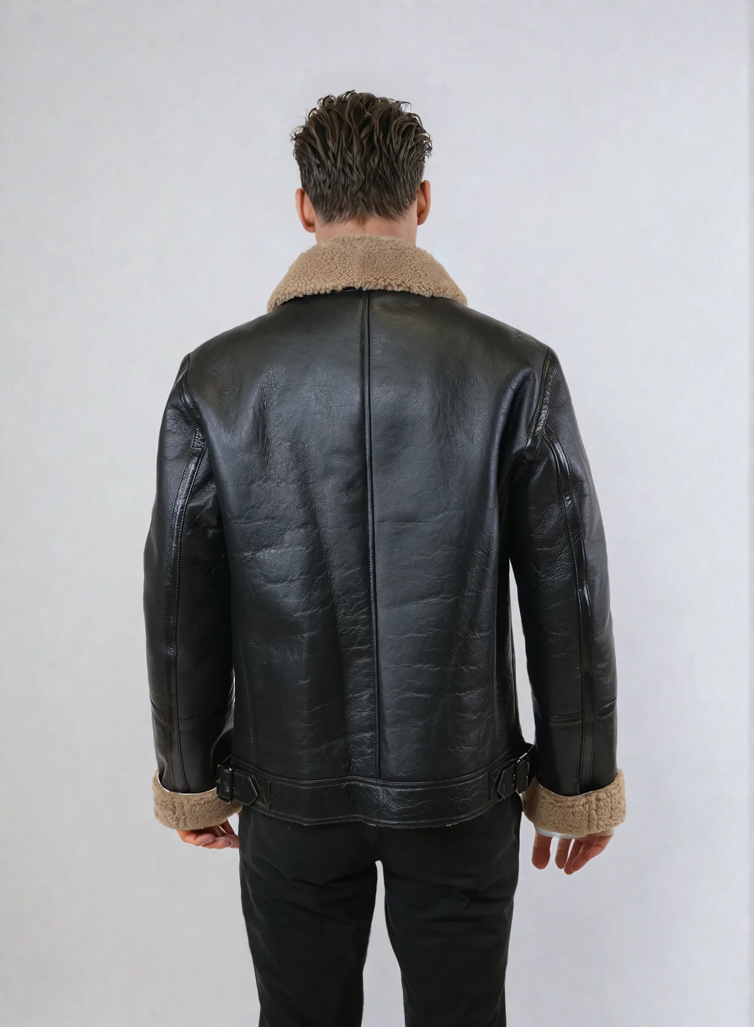 Hadley, 68 cm. - krave - rock lam - mand - sort - Image 4