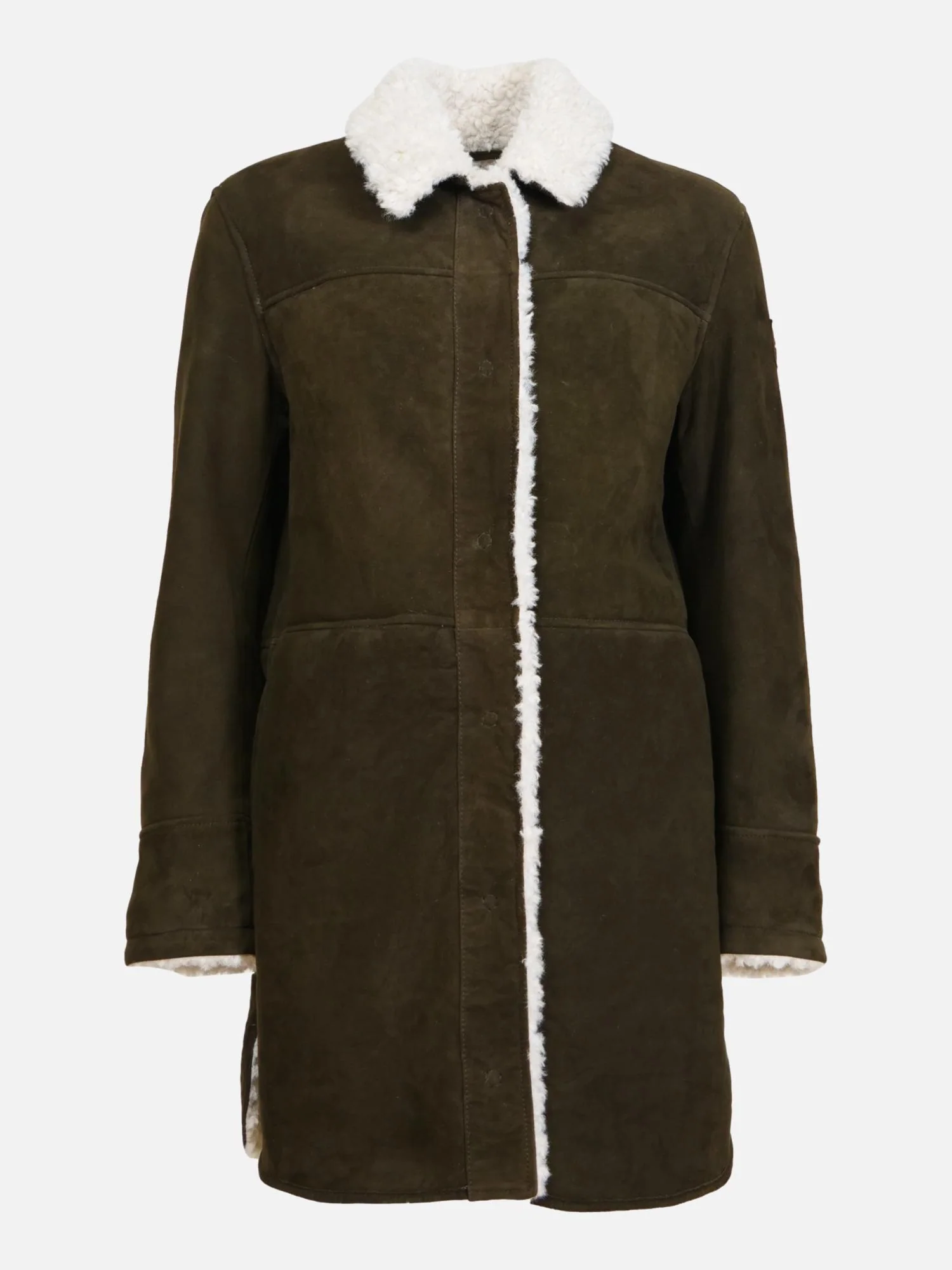Hadley, 88 cm. - ged ruskind - kvinder - oliven - Image 3