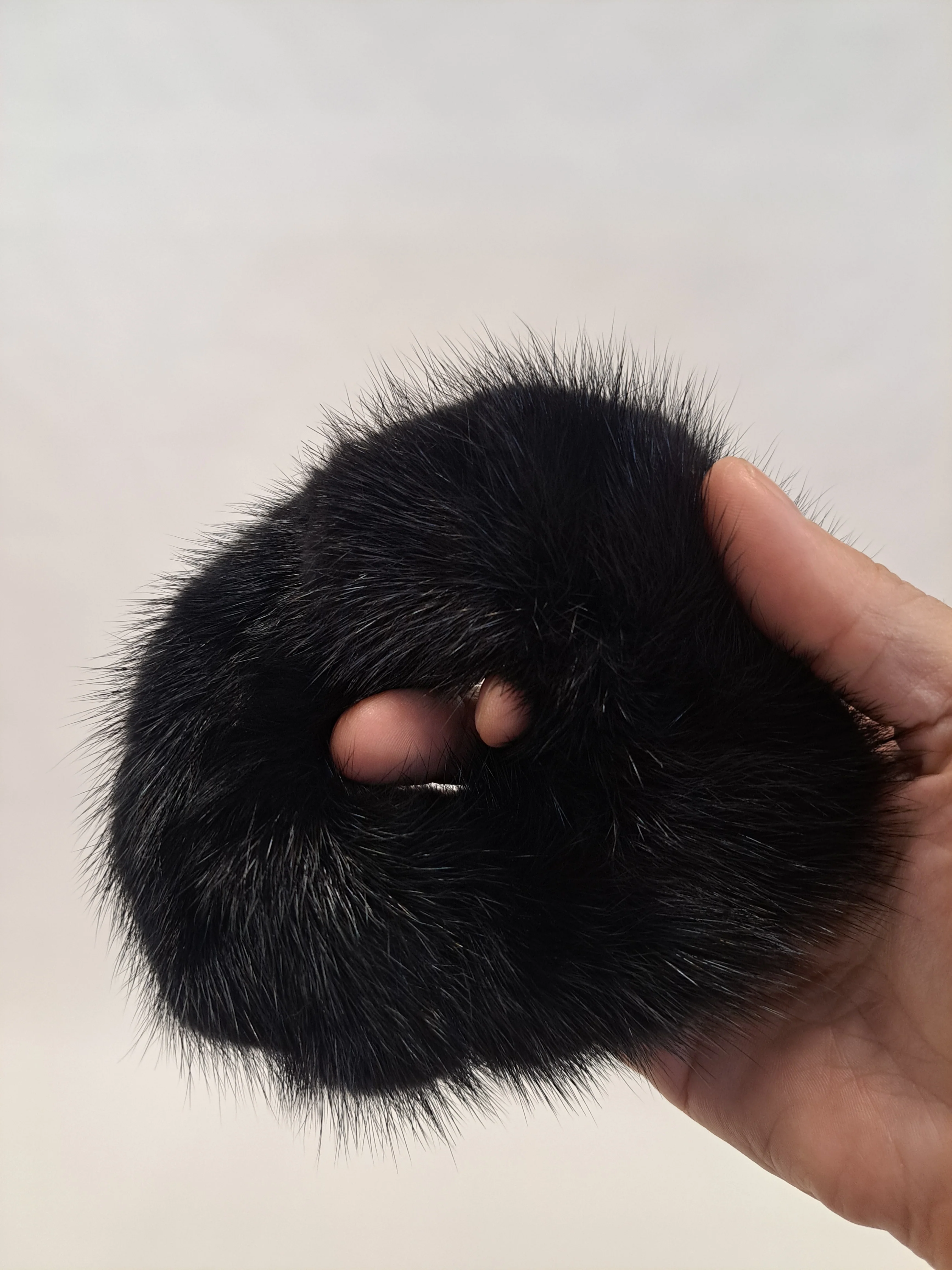 Hårbinding - mink - tilbehør - sort - Image 2