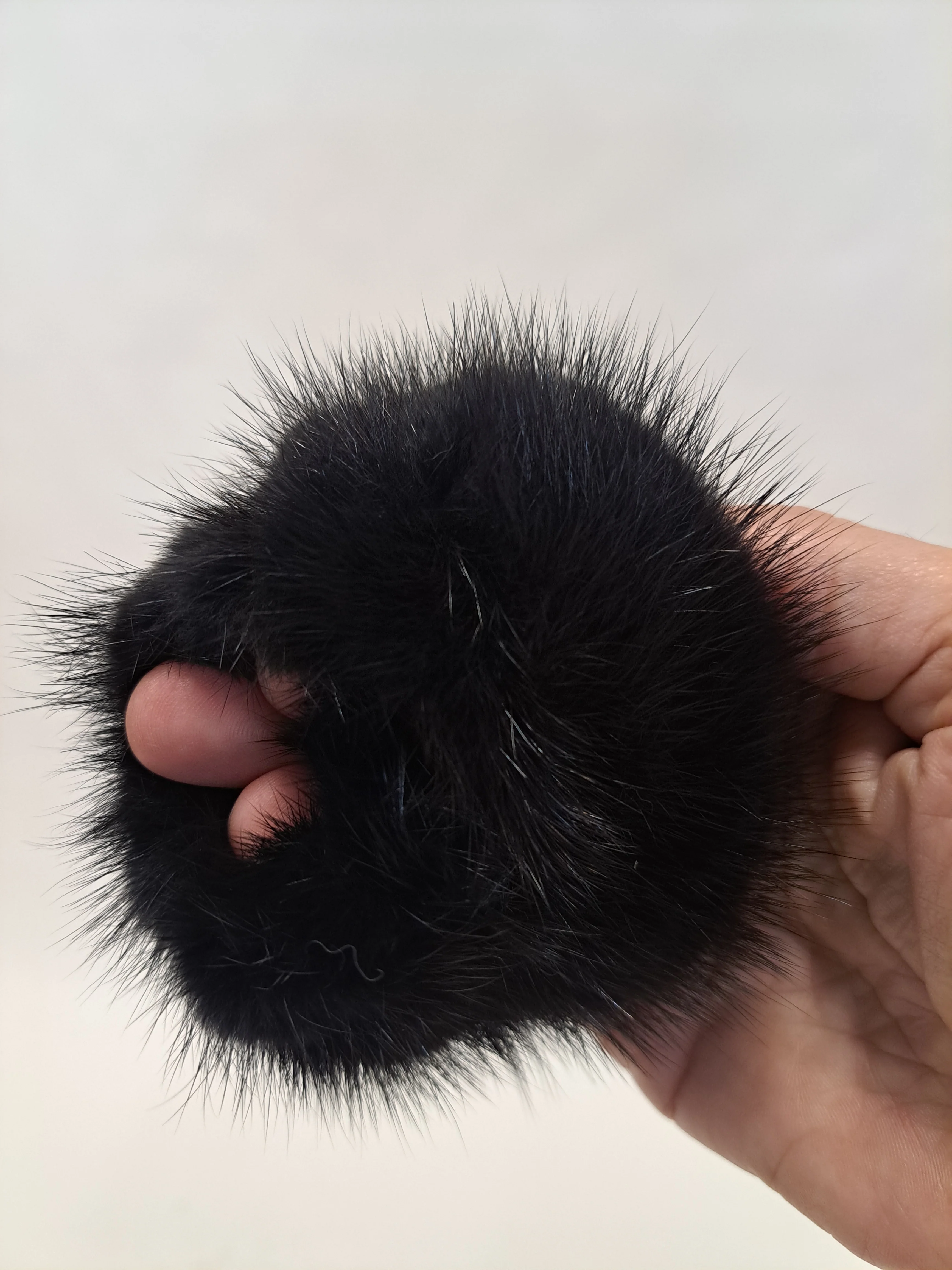 Hårbinding - mink - tilbehør - sort - Image 4