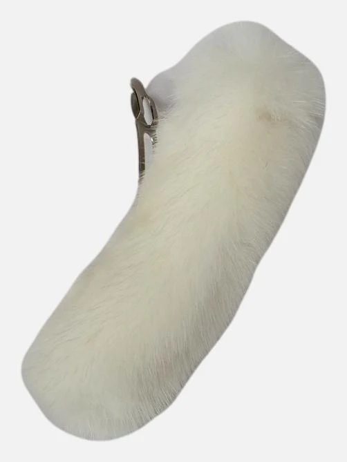 Hårklip - mink - tilbehør - elfenben - Image 3