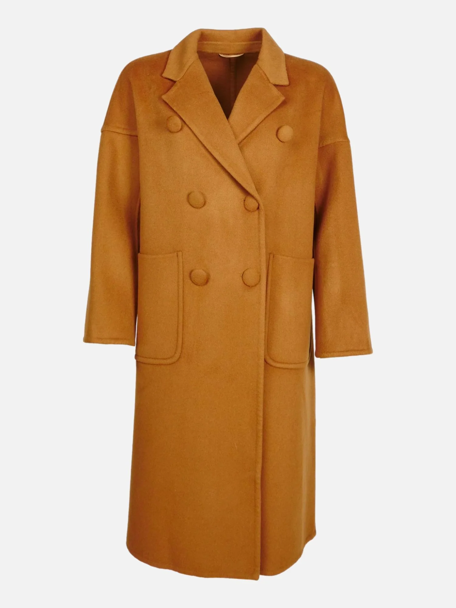 Harlow 108 cm. Uldfrakke - Dame - Cognac - Image 10