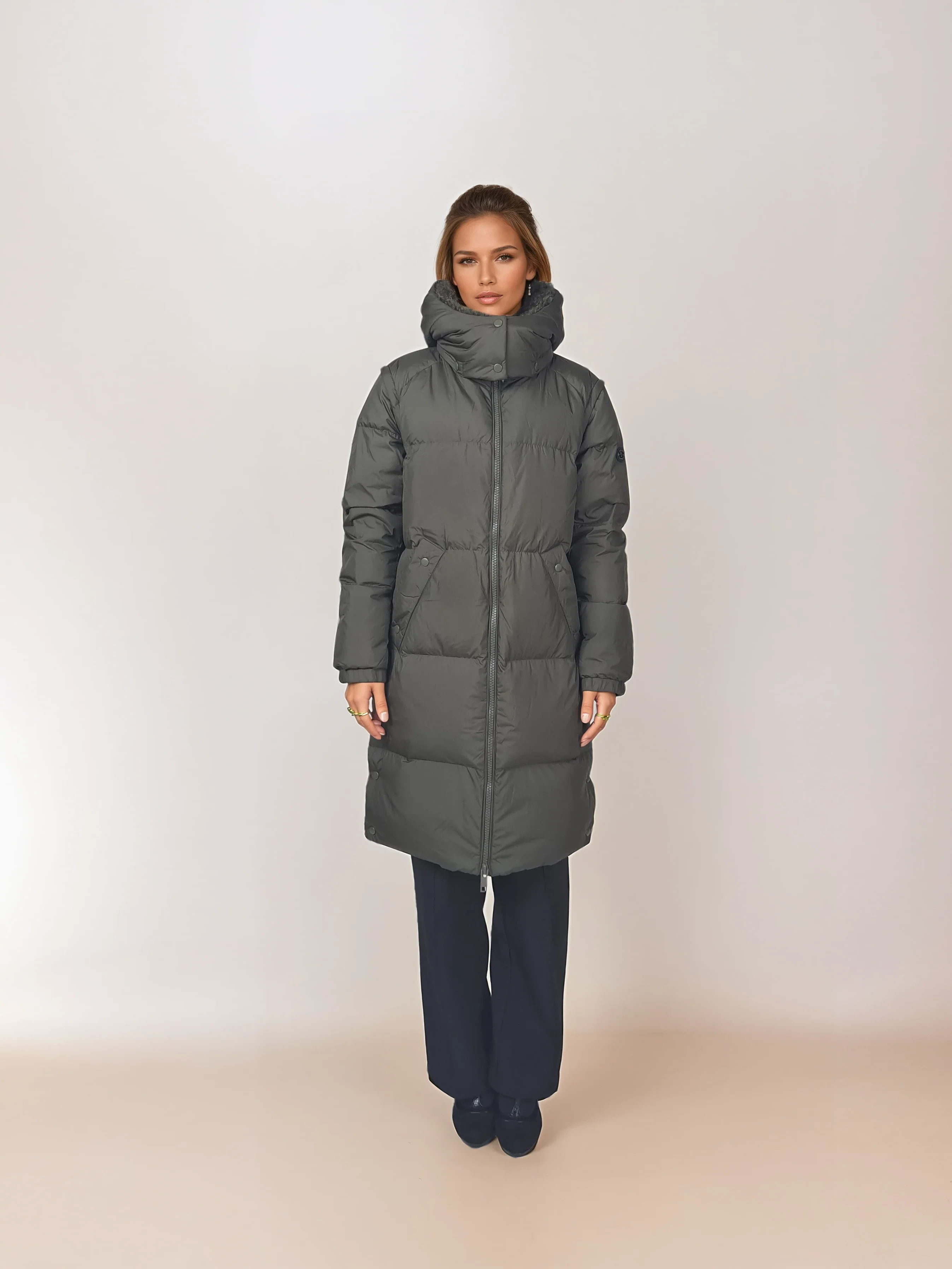 Heather, 98 cm. - Down Jacket/Vest - Kvinder - Army Green - Image 10