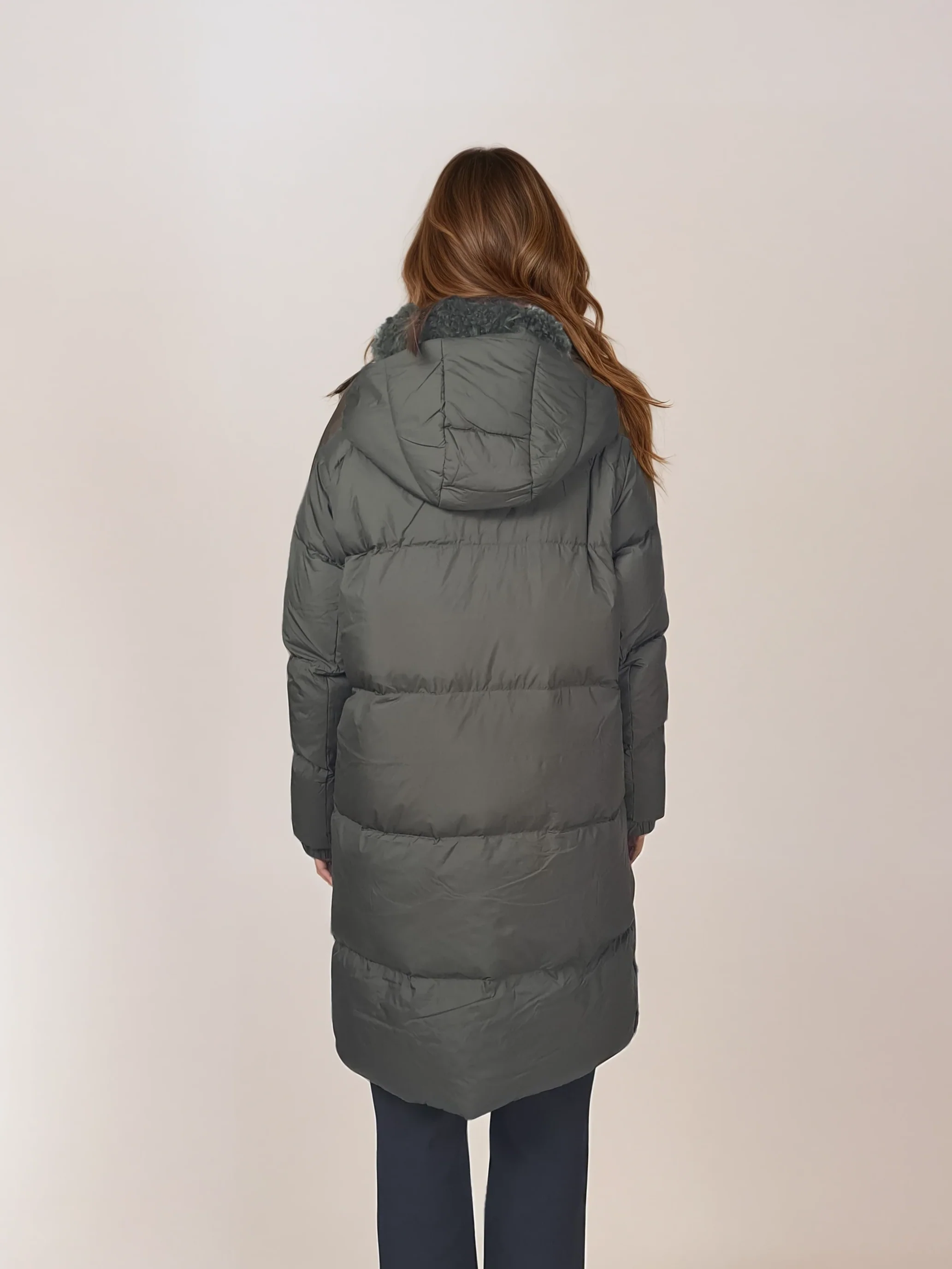 Heather, 98 cm. - Down Jacket/Vest - Kvinder - Army Green - Image 11