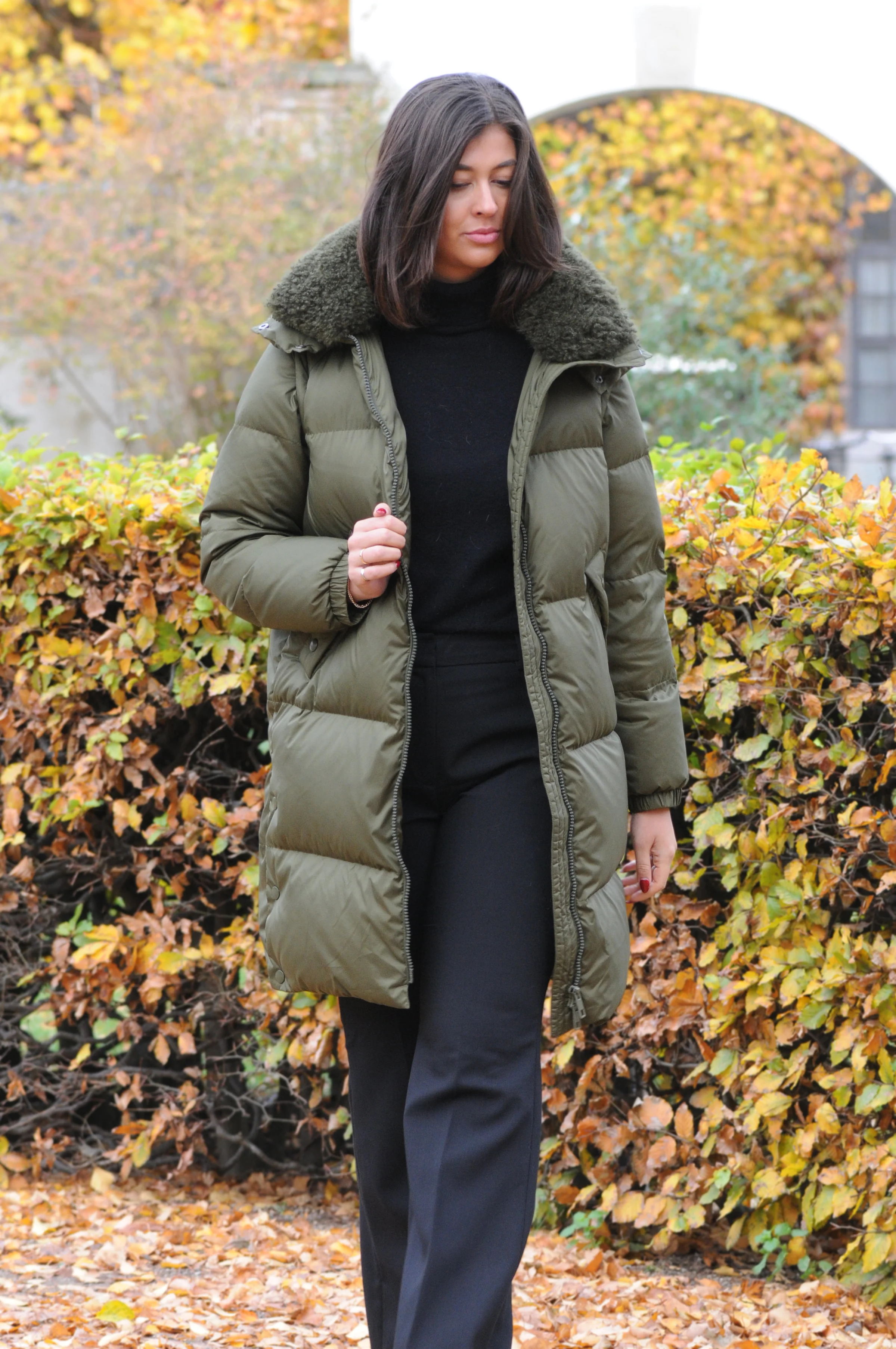 Heather, 98 cm. - Down Jacket/Vest - Kvinder - Army Green - Image 2