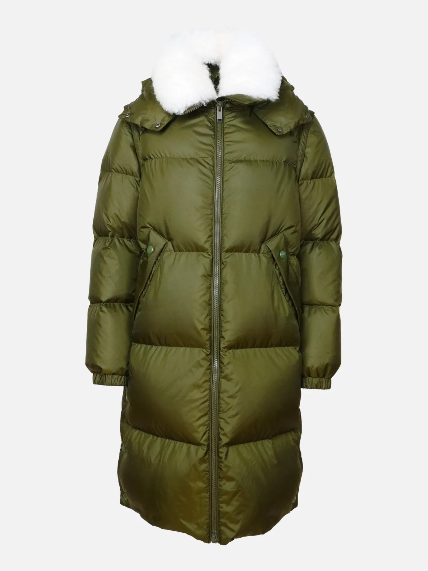 Heather, 98 cm. - Hætte - Dunjakke - Kvinde - Army - Image 3