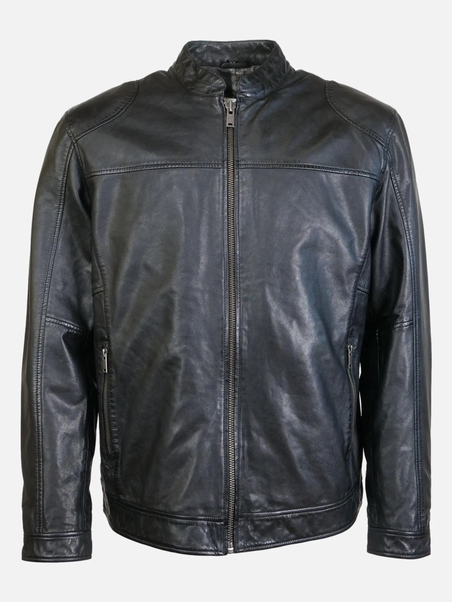 Heino, 68 cm. - Lamb Hollywood læder - mand - sort