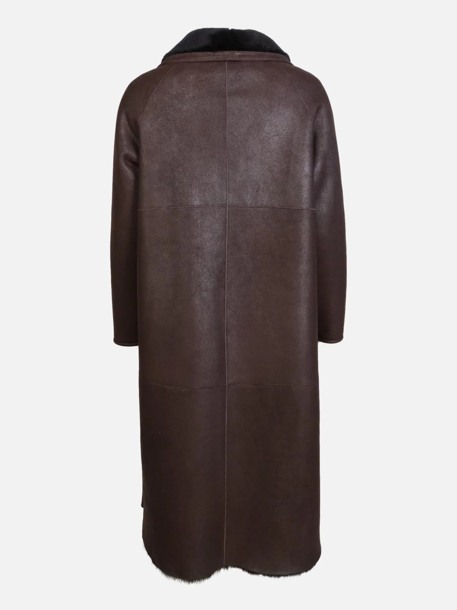 Hilma 110 cm. Rulams frakke - Dame - Mørke brun - Image 3