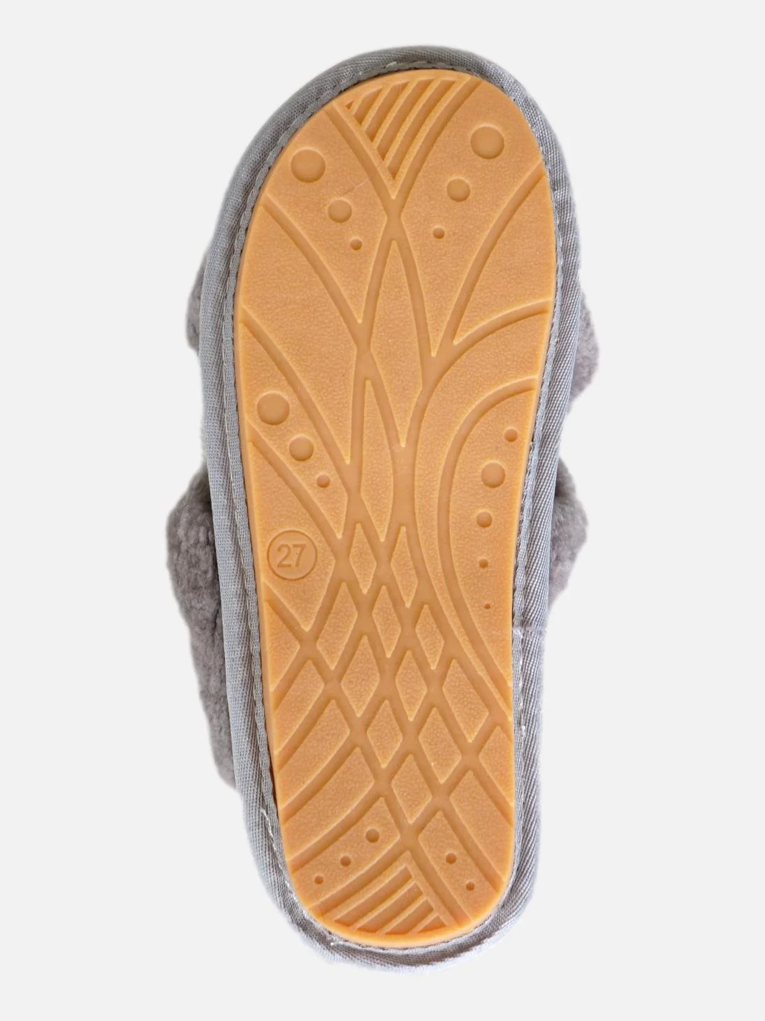 HL21X120 - Lammepels slippers - Dame og Herre  - Grå - Image 3
