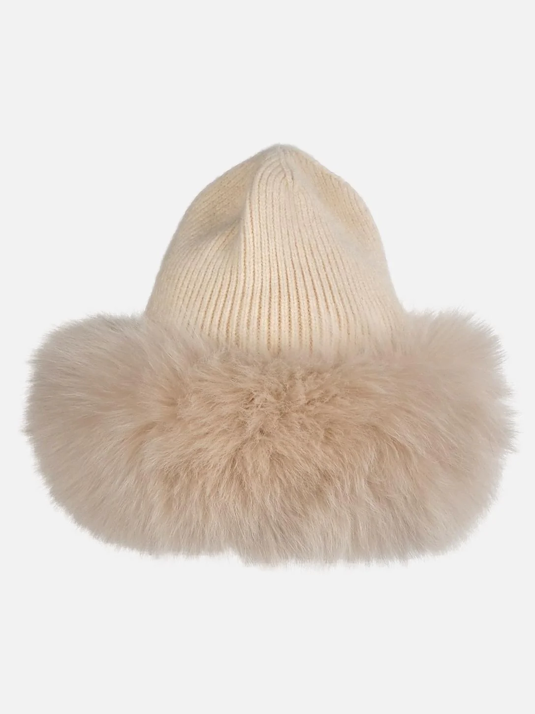 HL23C004 HAT - Strikket garn - Accesories - Beige - Image 3