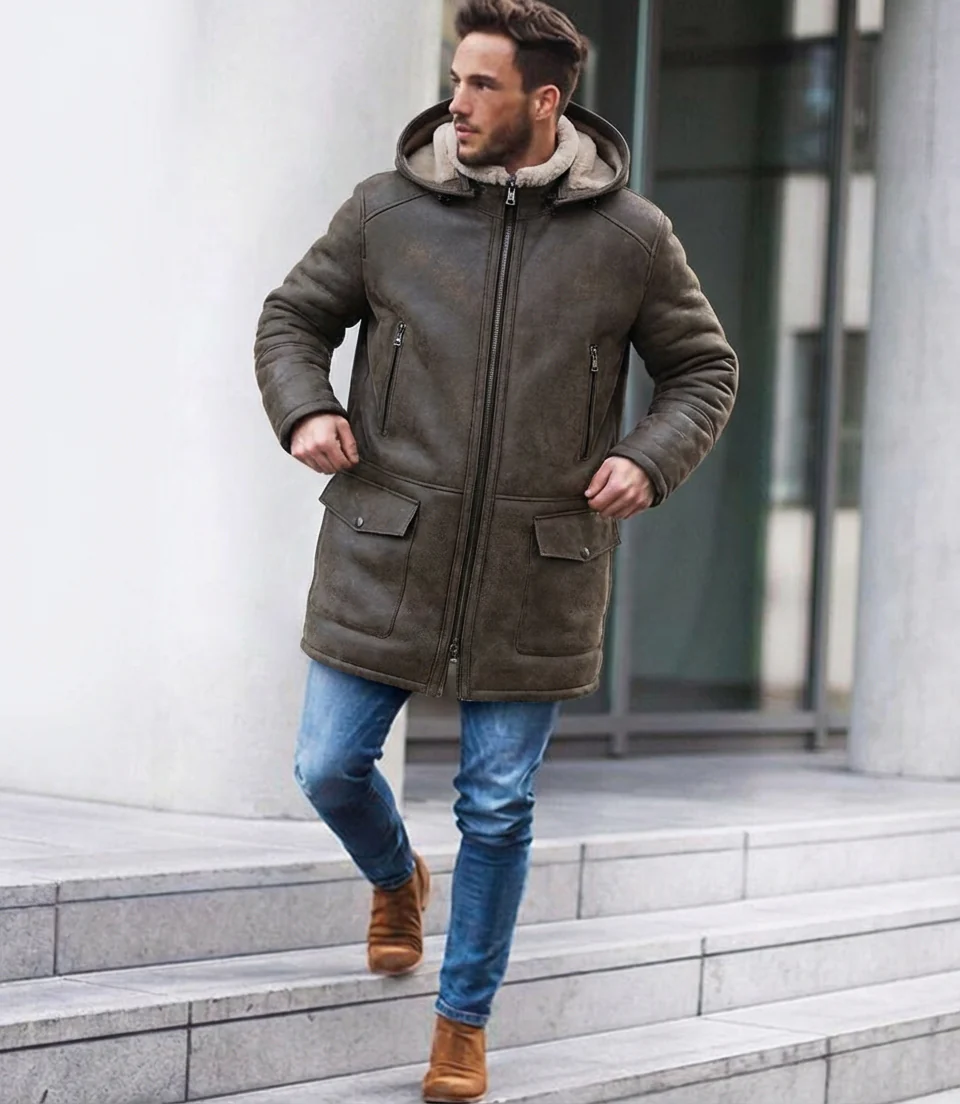 Iago, 85 cm. - Nappa Lamb Crack - Mand - Kamel