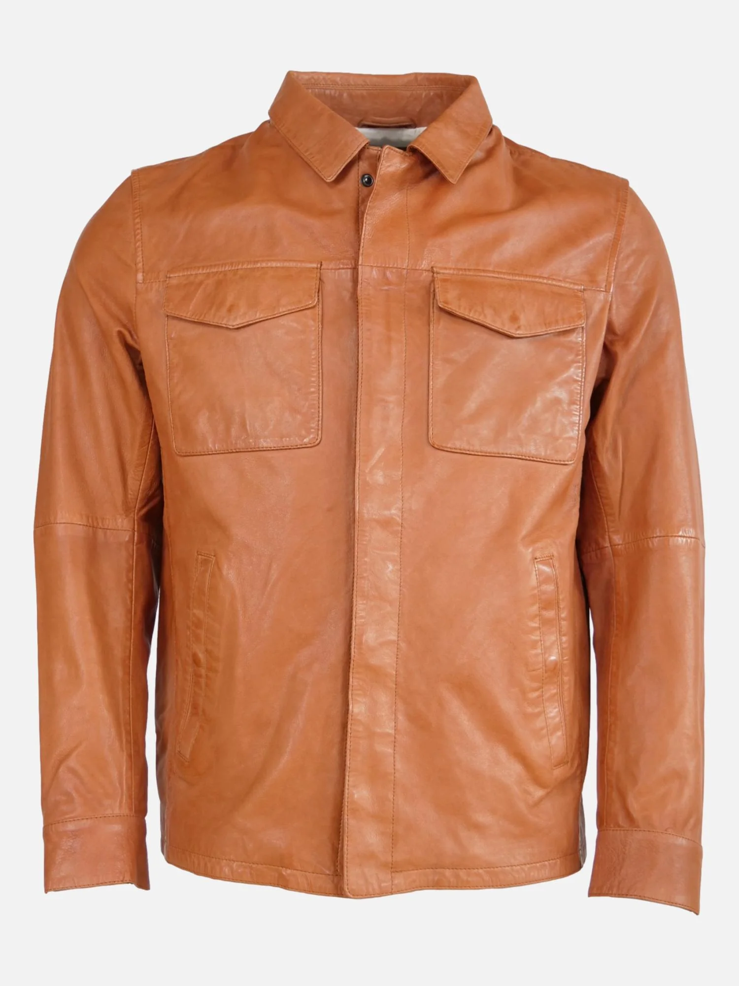 Ian, 70 cm. - Lammetlæder - mand - Cognac - Image 2