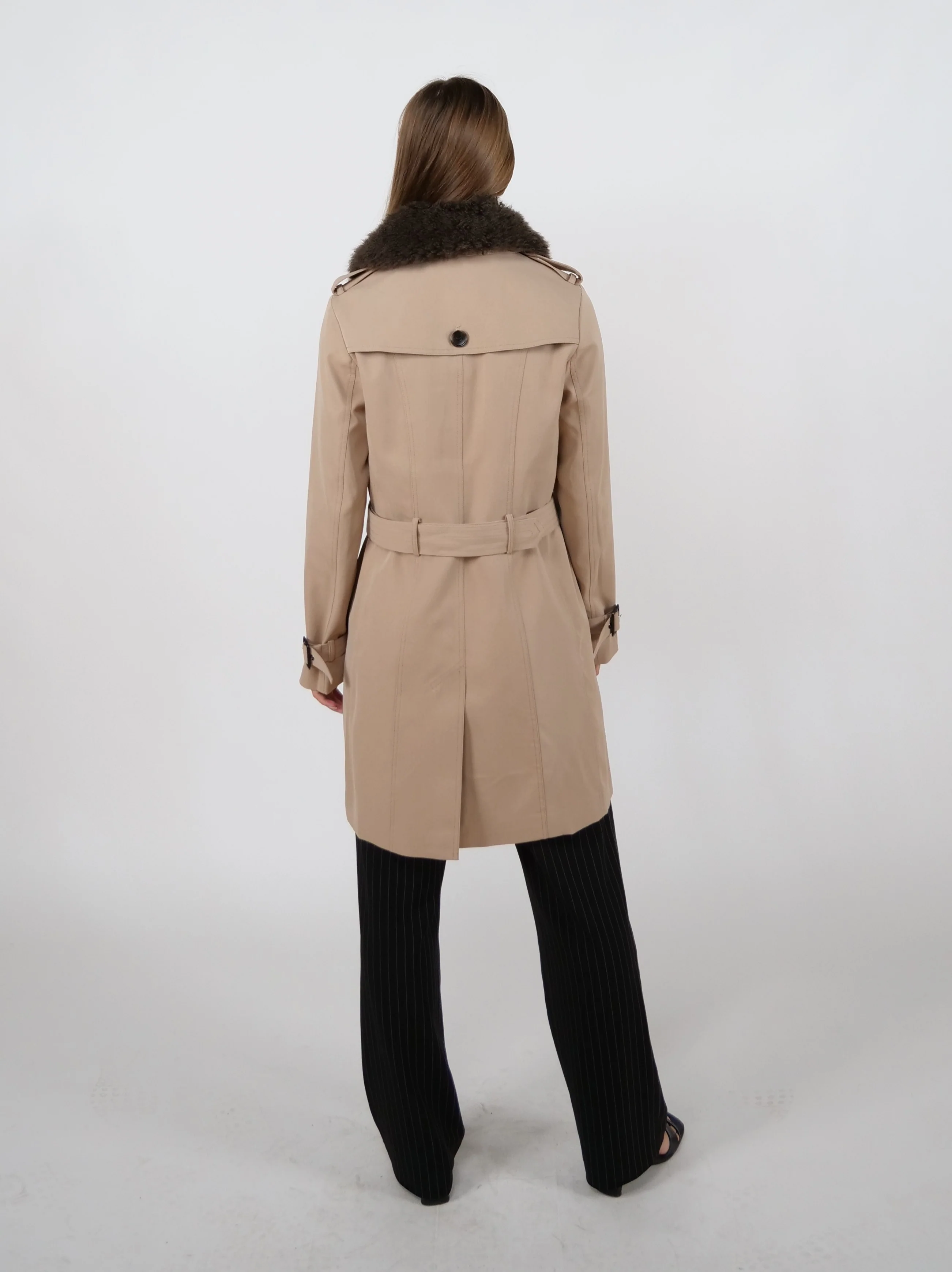 Ilovedaisy grøftfrakke, 90 cm. - Tekstil - Kvinder - Khaki - Image 7