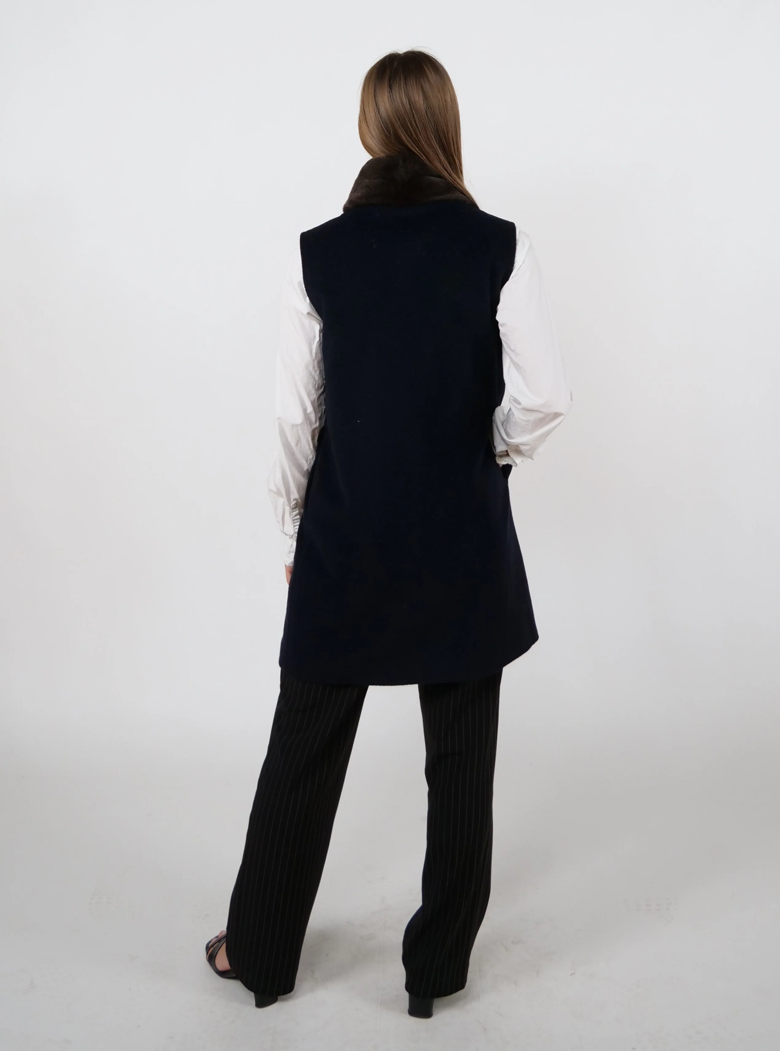 Isalyne, 85 cm.  - Rex - Kvinder - Navy - Image 8