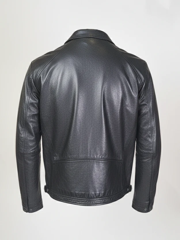 Ivar, 65 cm. - Lammepolsk nappalæder -Mand - Sort - Image 4
