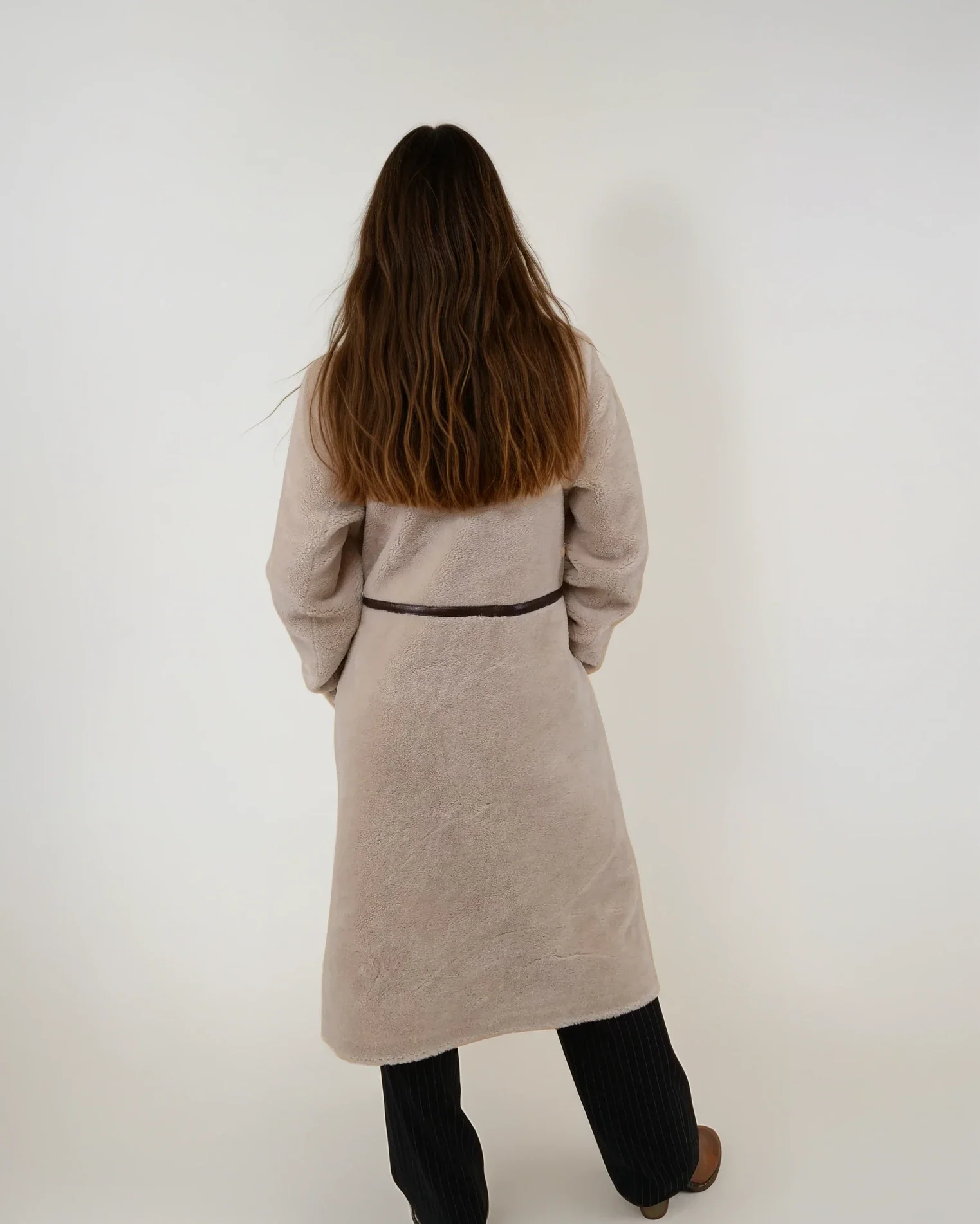 Izolda, 108 cm. - Krave - Air Wool - Damer - Light Camel - Image 5