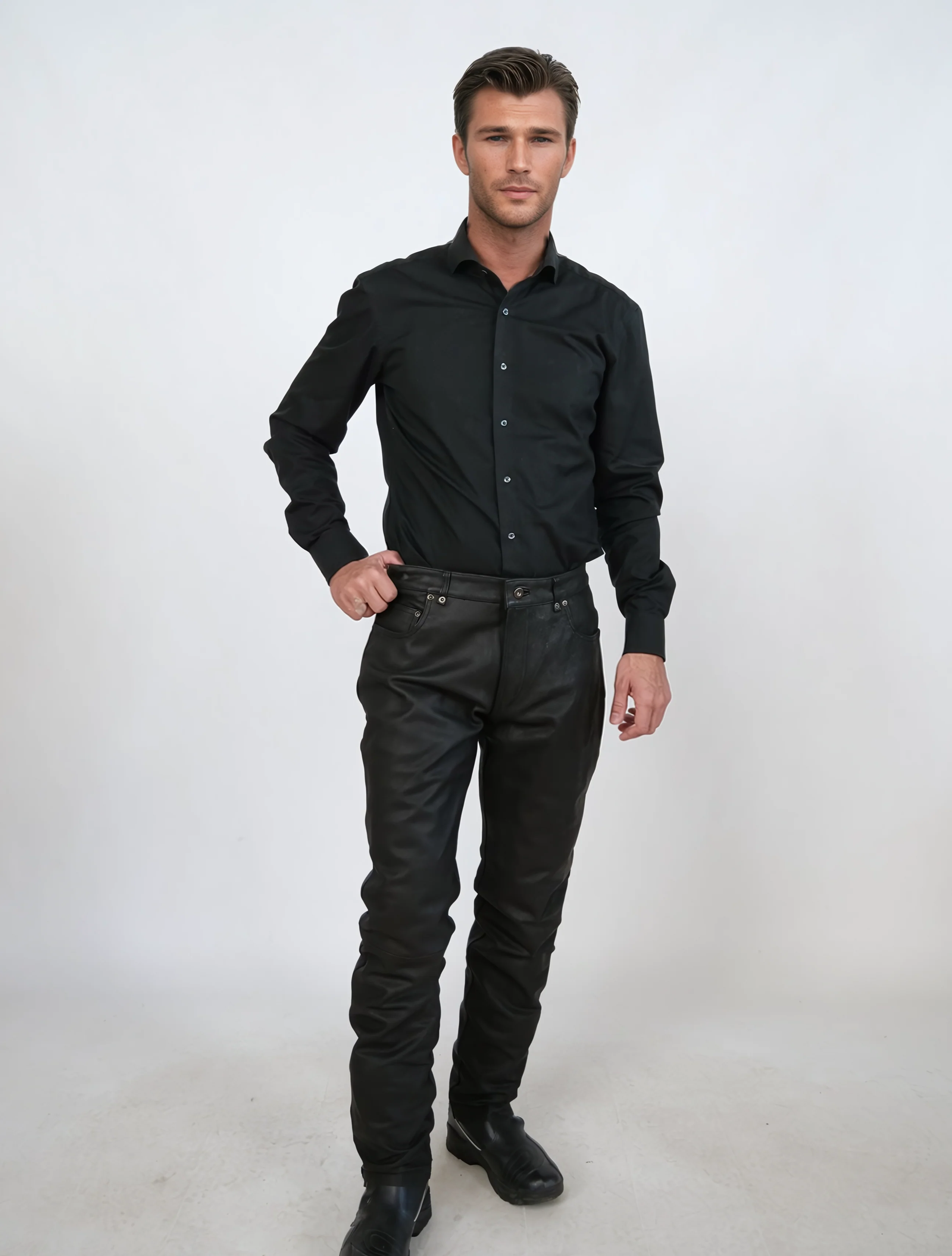 Jack Bukser - Lammeskind - Mand - Sort - Image 5