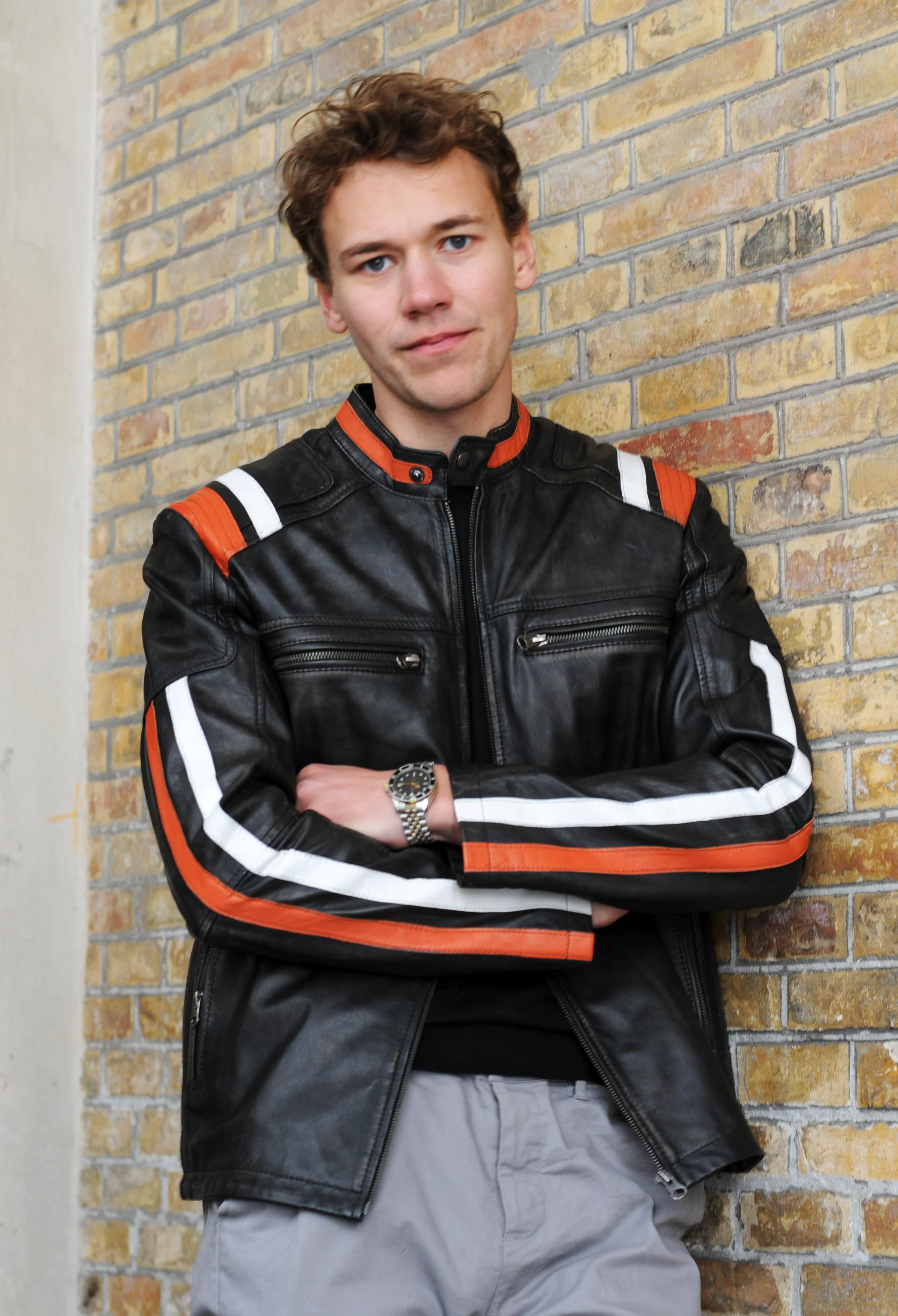 Jerry - Lamb Leather Jacket - Mænd - sort. - Image 2