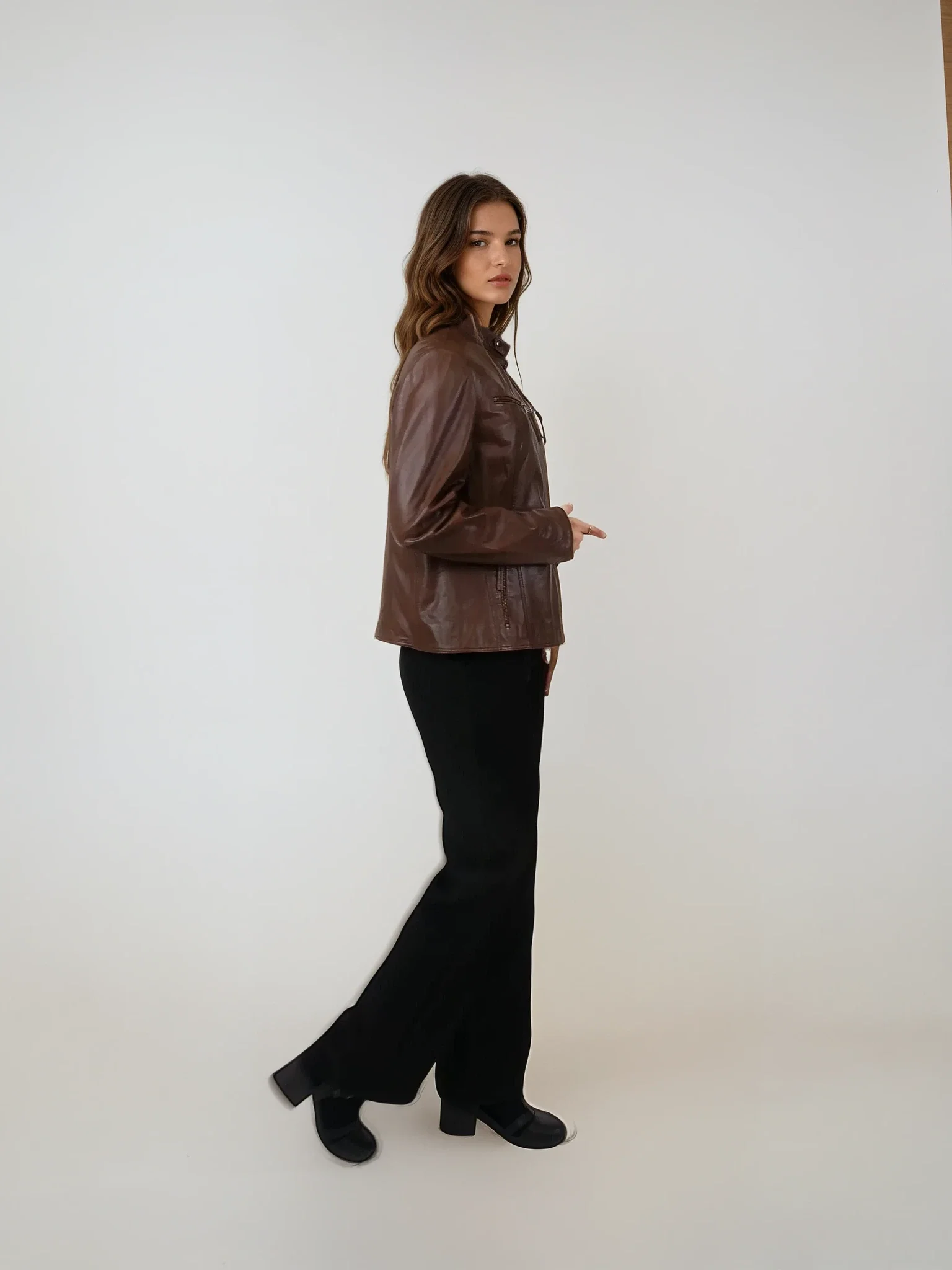 Juliette - Comfort, 60 cm. - Lamme Malli Læder - Mand - Cana Brown - Image 2