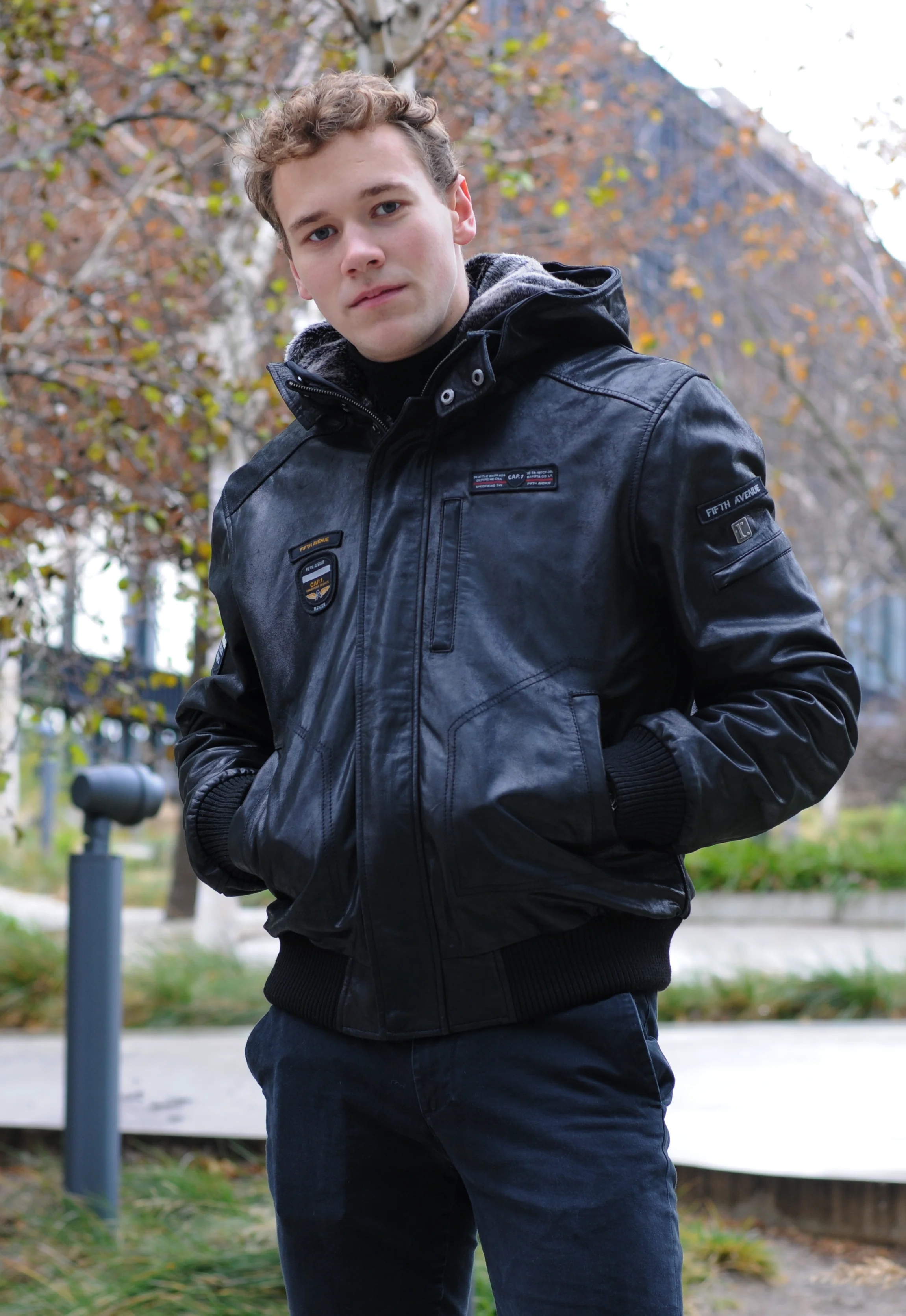 Kaptajn - Pilotjakke - Mand - Sort - Image 3