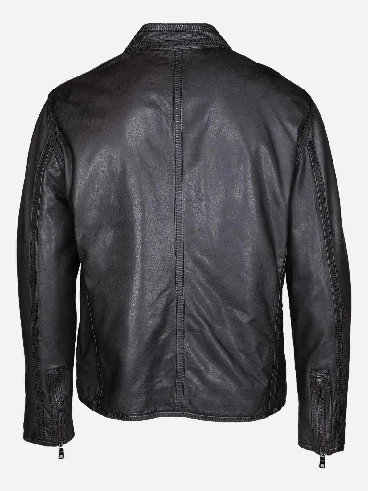Keifer, 66 cm - Læderjakke - Herre - Mørkebrun - Image 4