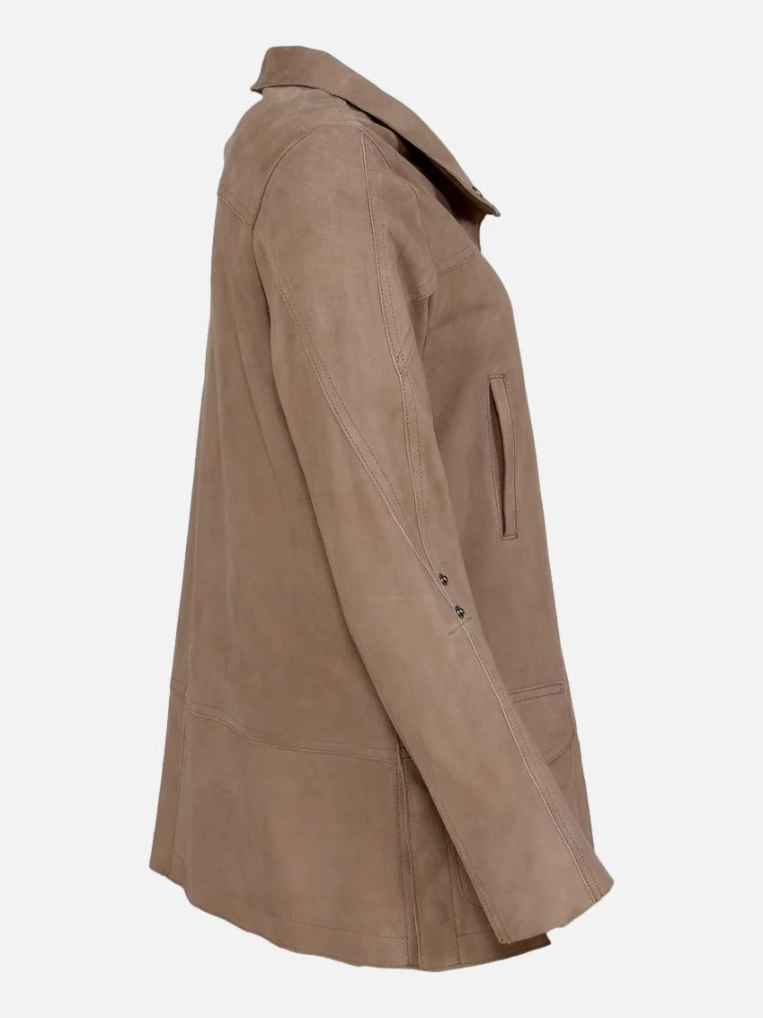 Ladies shirt - Ruskindsjakke - Dame - Taupe - Image 7
