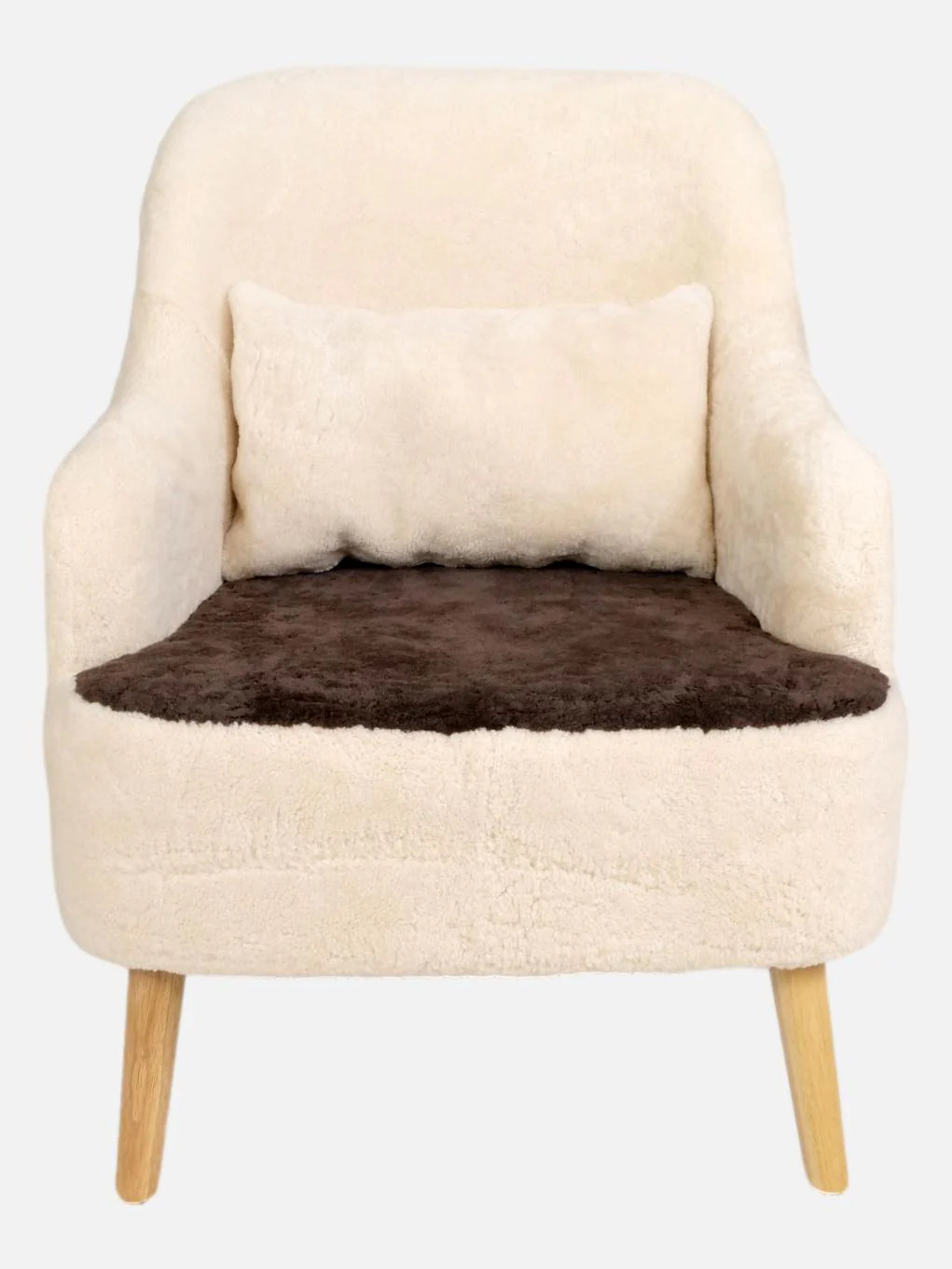 Levinsky stol nr. 2 - Lammeskind stol - Beige - Image 2