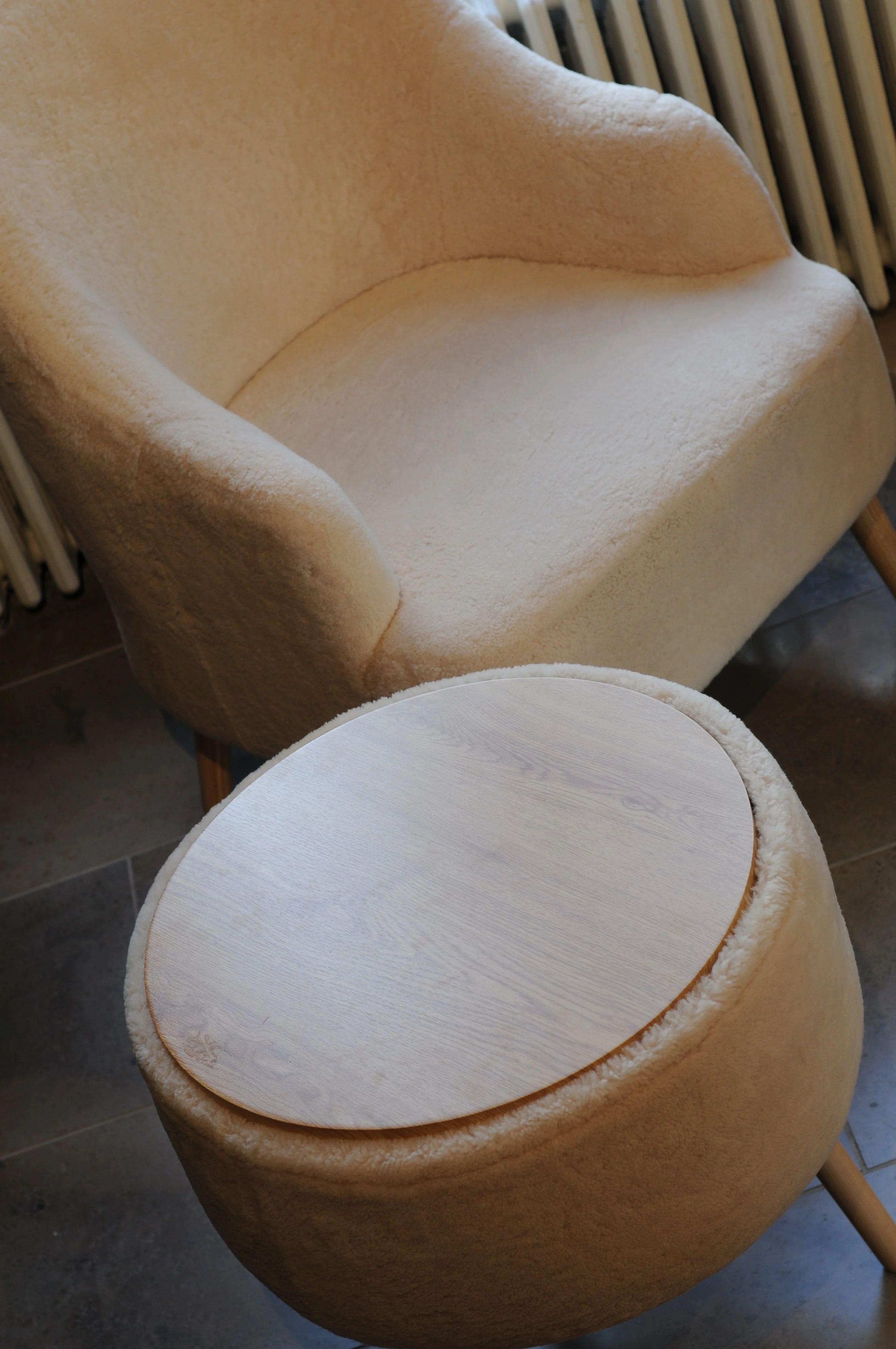 Levinsky lammeskindsbord - Australsk lam - Beige - Image 12
