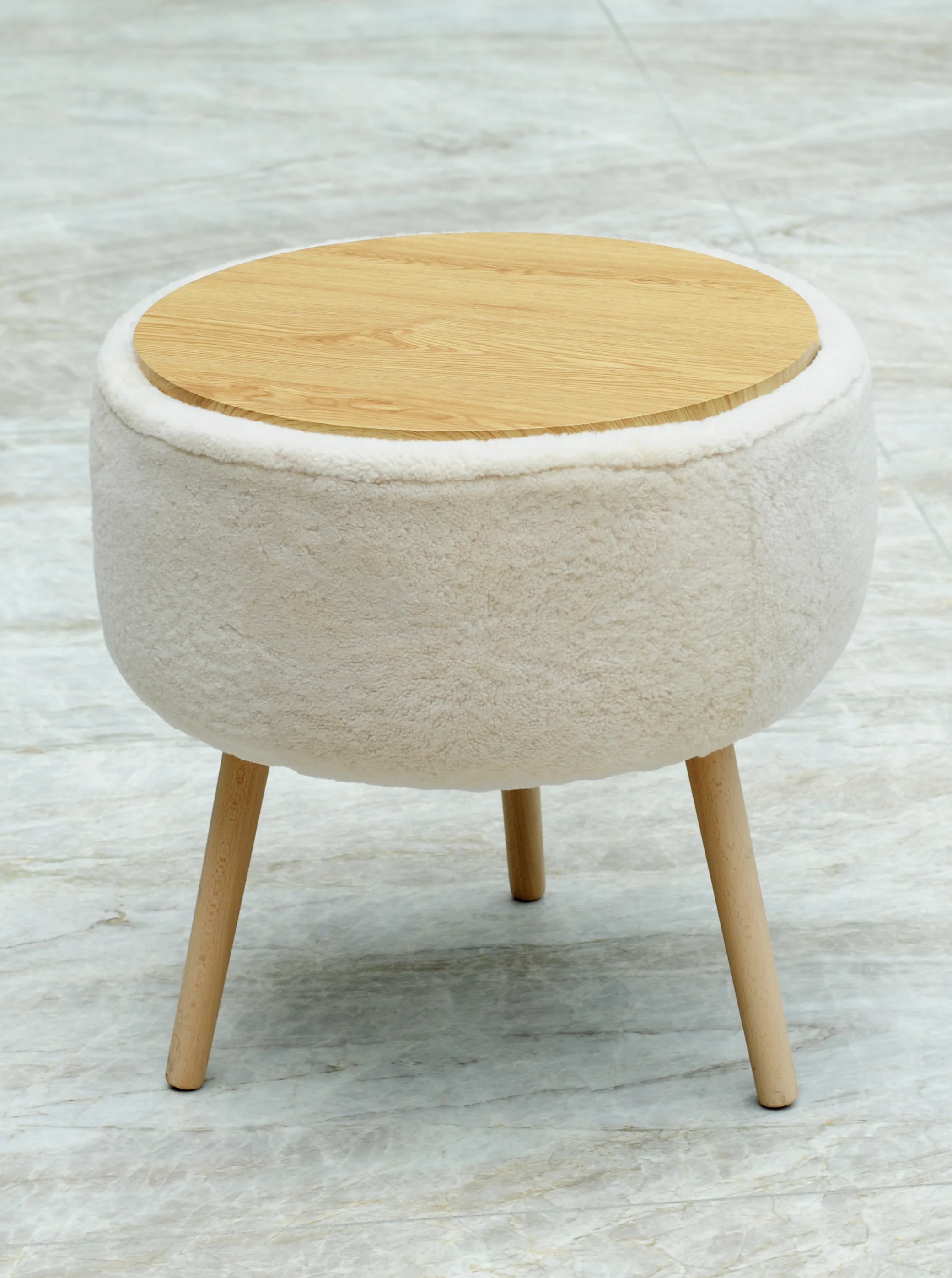 Levinsky lammeskindsbord - Australsk lam - Beige - Image 2