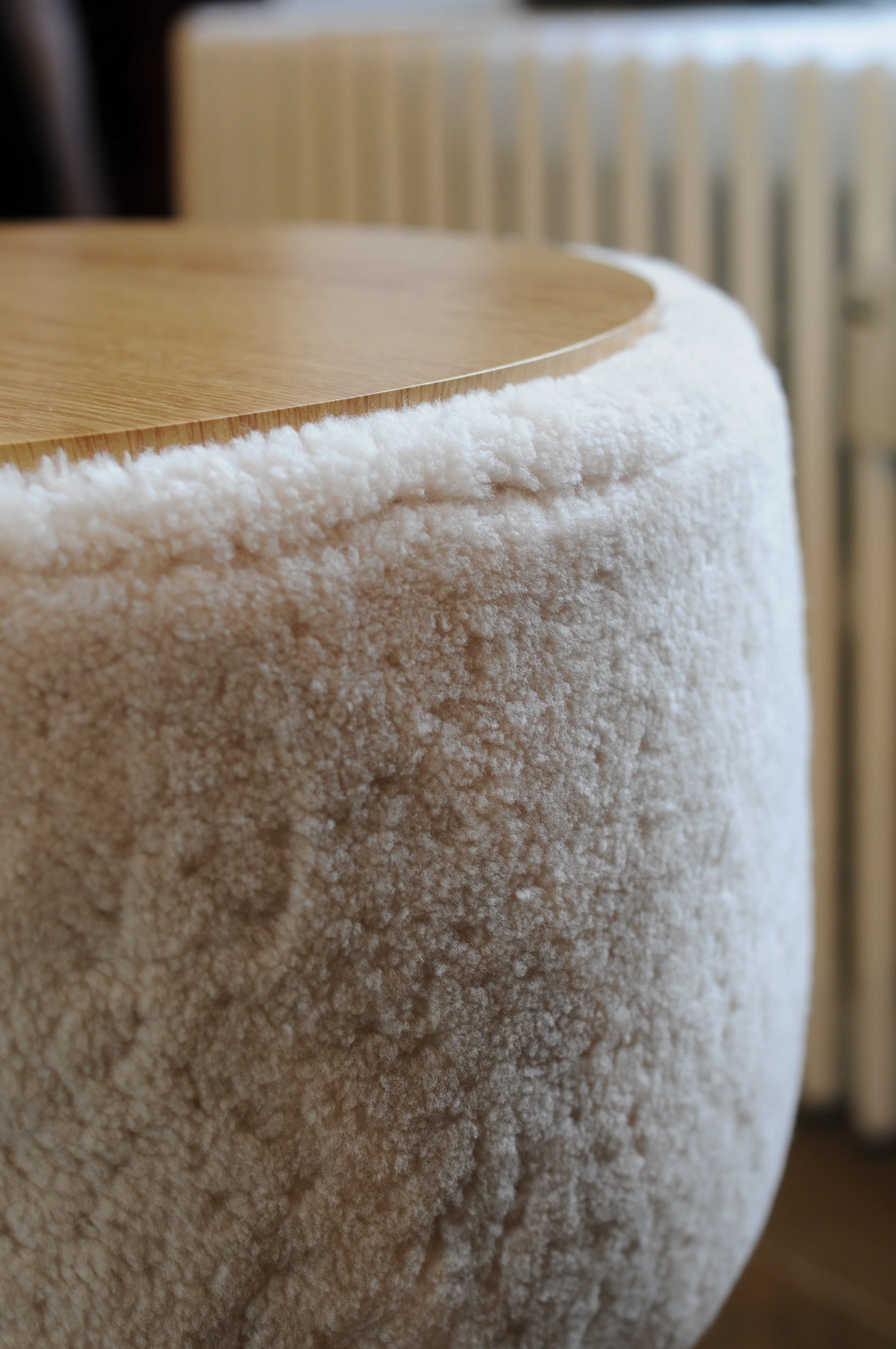 Levinsky lammeskindsbord - Australsk lam - Beige - Image 9