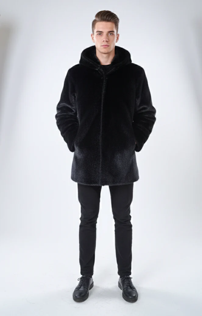 Michael, 85 cm - Ringsæl - Mand - Sort